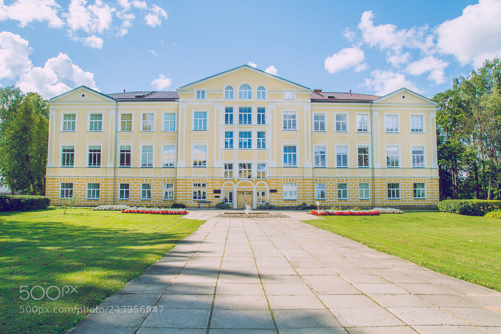 Canon EOS 7D sample photo. Old manor at latvia photography