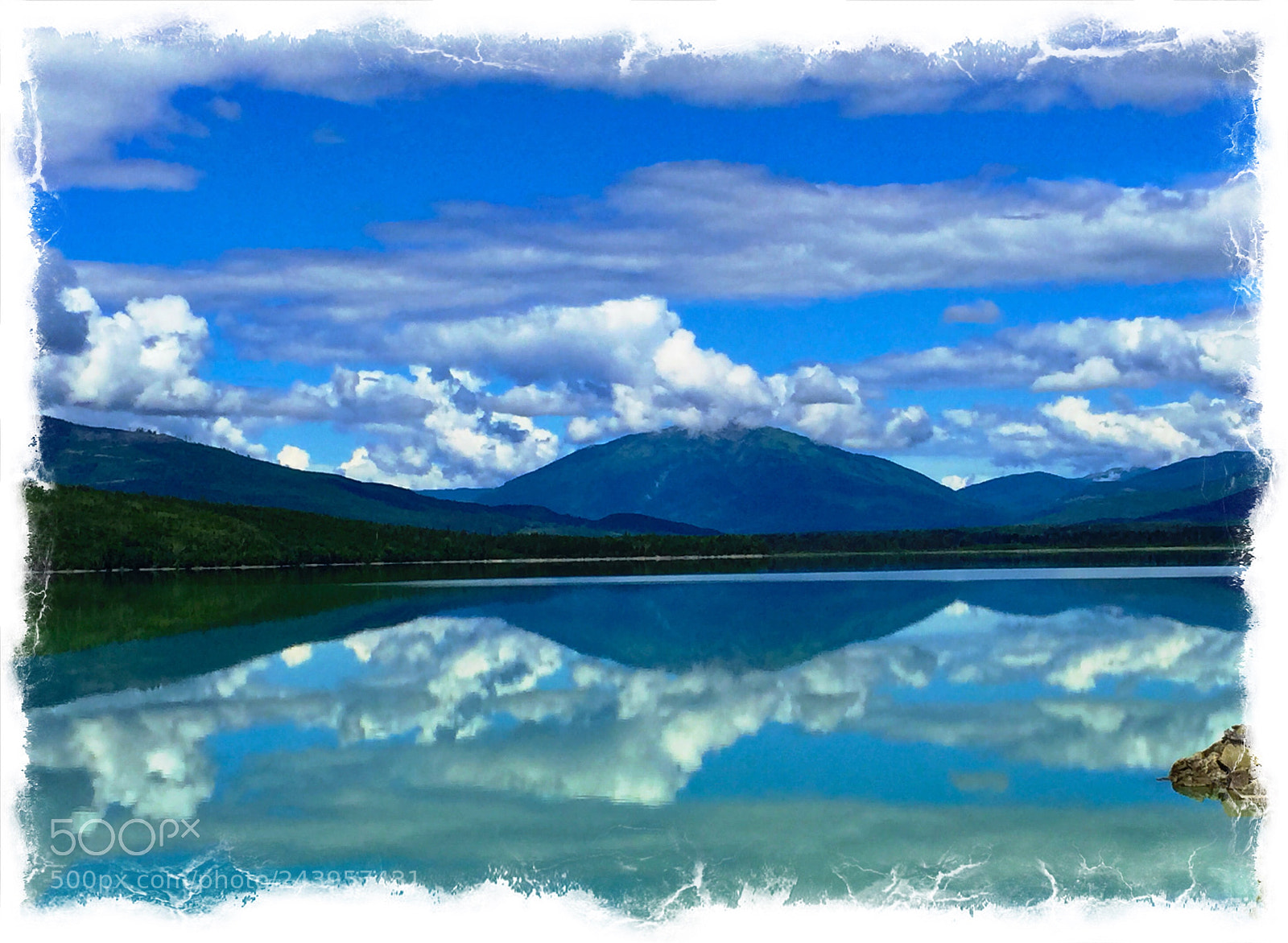 Apple iPhone 6 Plus sample photo. Reflecting on mountain lake photography