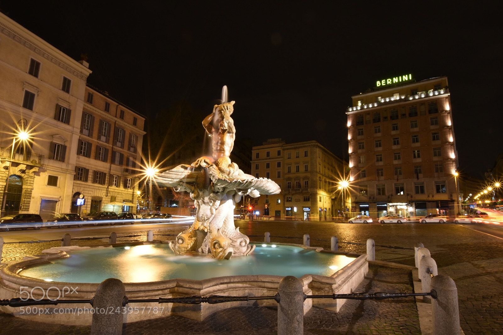Nikon D5500 sample photo. Fontana del tritone photography
