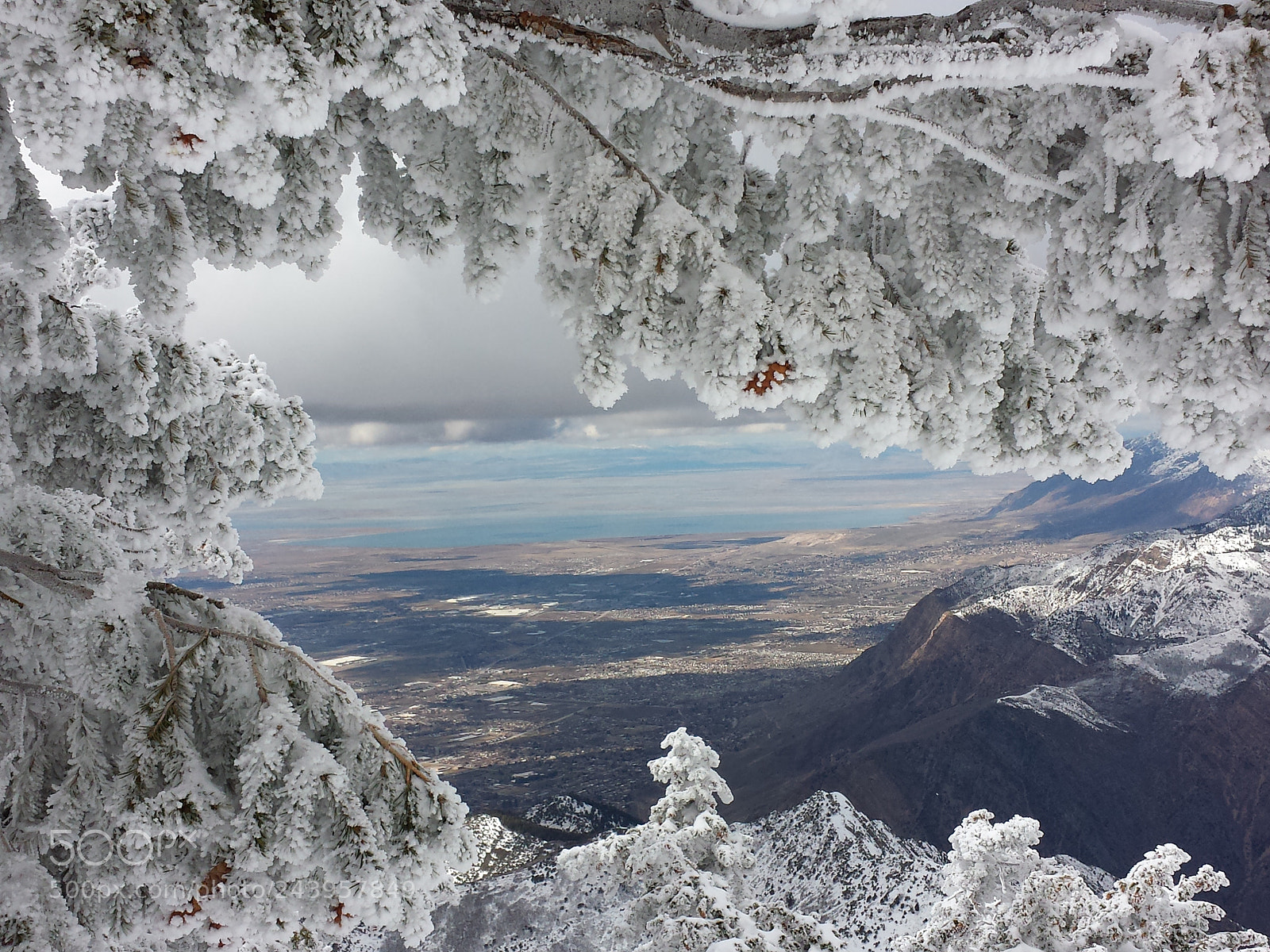Samsung Galaxy S4 sample photo. Snow basin big powder photography