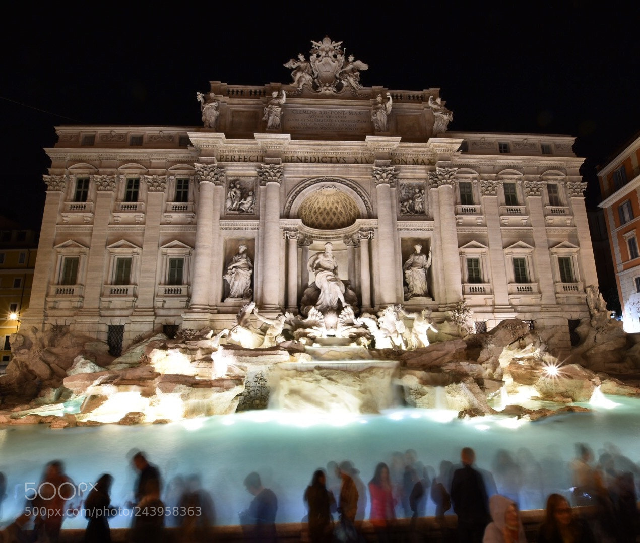 Nikon D5500 sample photo. Fontana di trevi photography