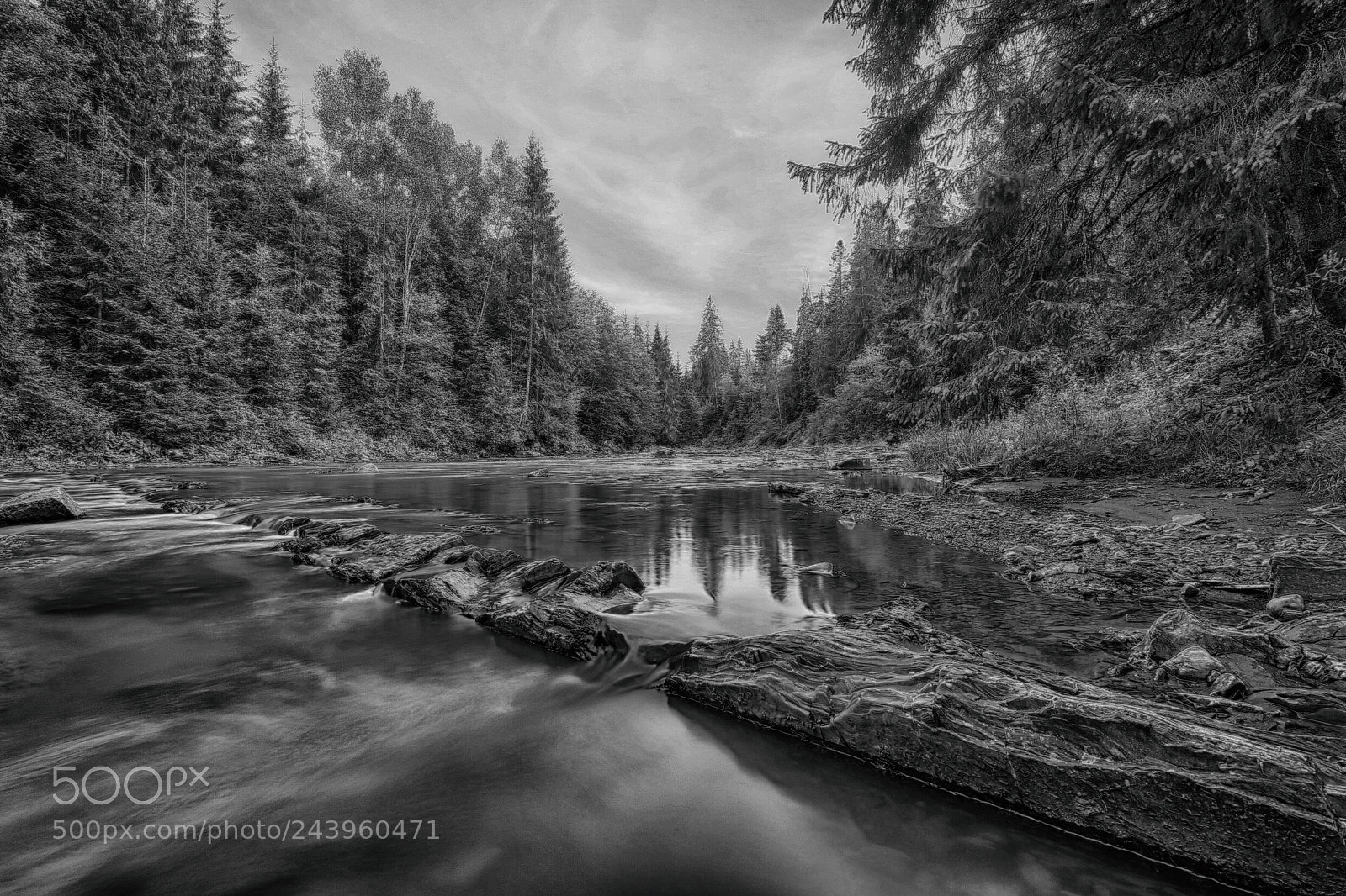 Canon EOS 7D Mark II sample photo. Mountain river photography