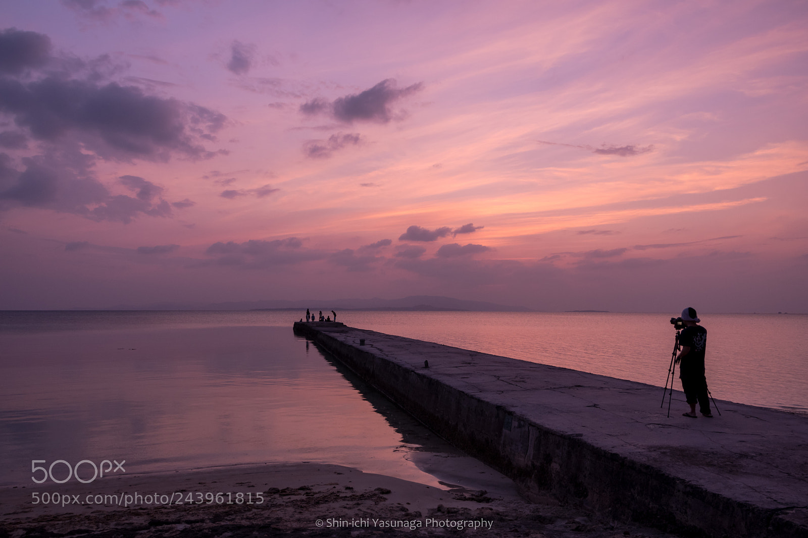 Pentax K-70 sample photo. Sunset of pier photography