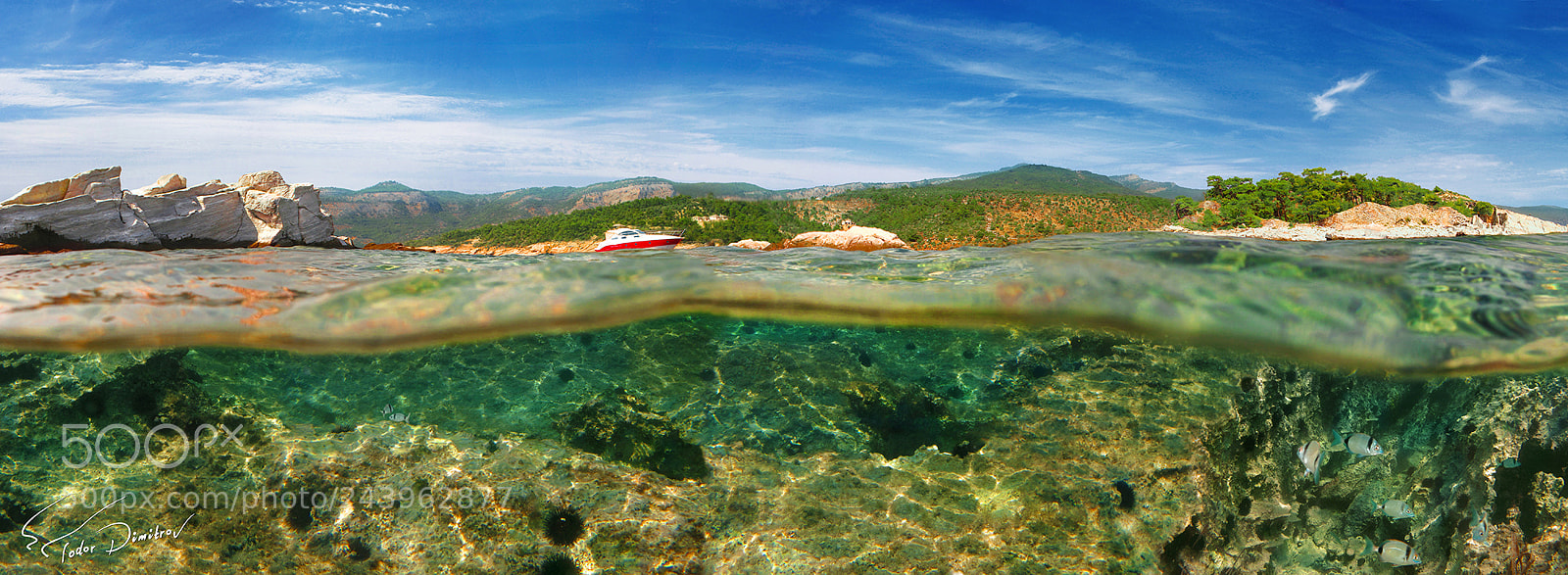 Canon PowerShot G10 sample photo. Split level reef and photography