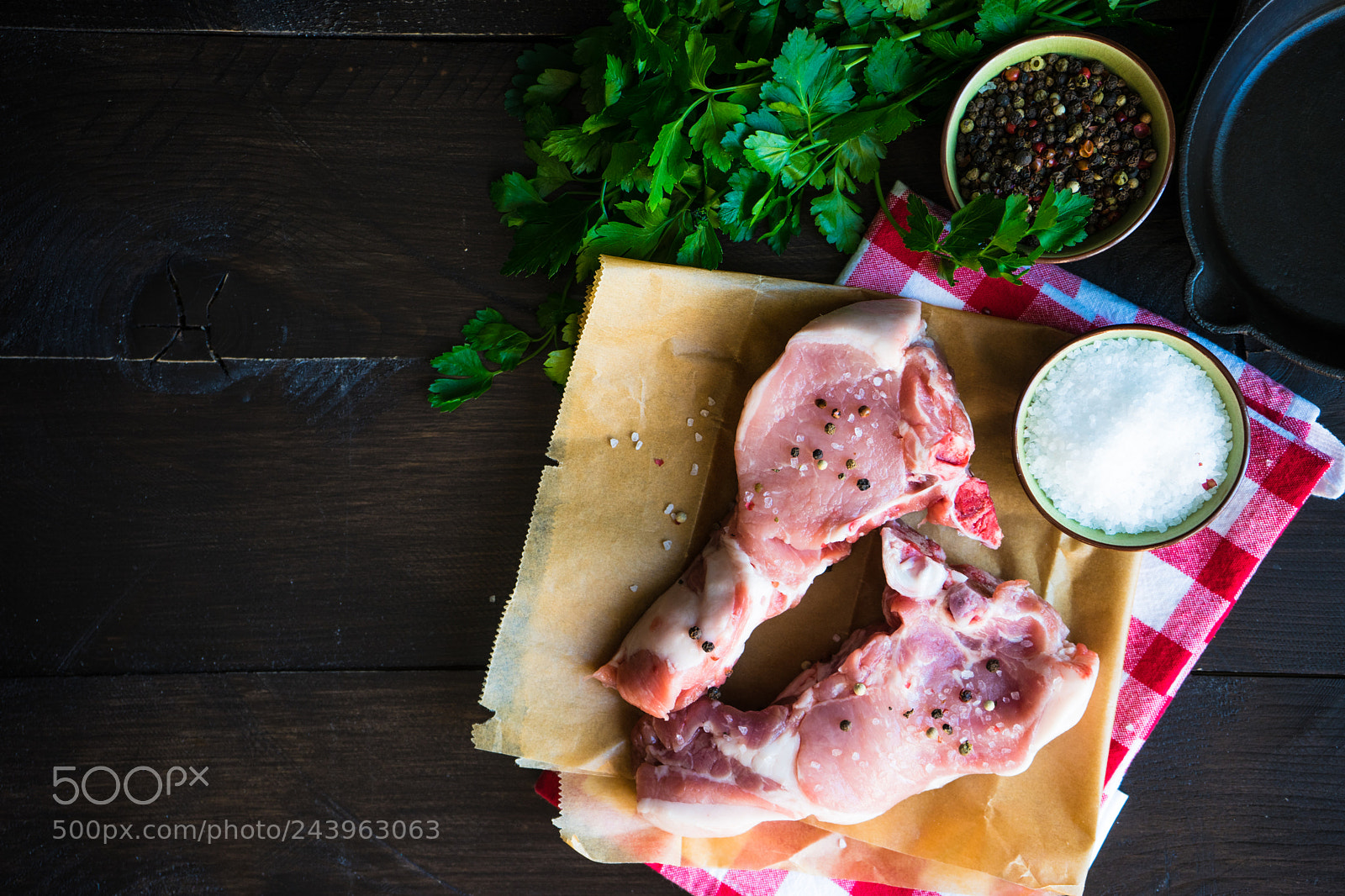 Sony a7 sample photo. Raw pork meat photography