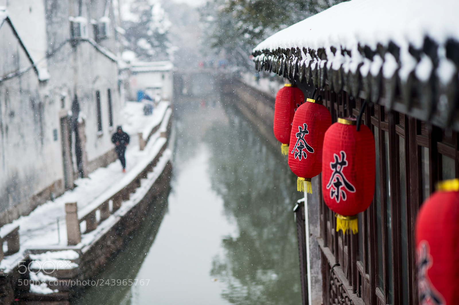 Nikon Df sample photo. Snowing in suzhou. photography