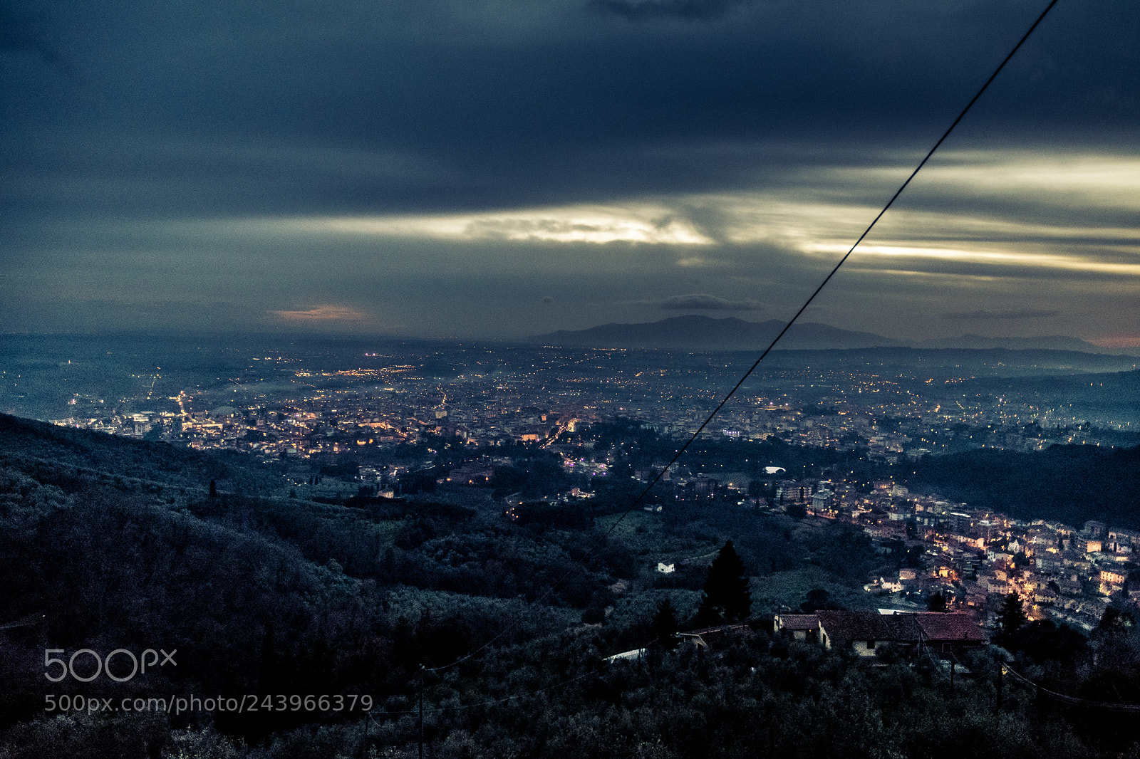 Nikon D500 sample photo. Montecatini notturna photography