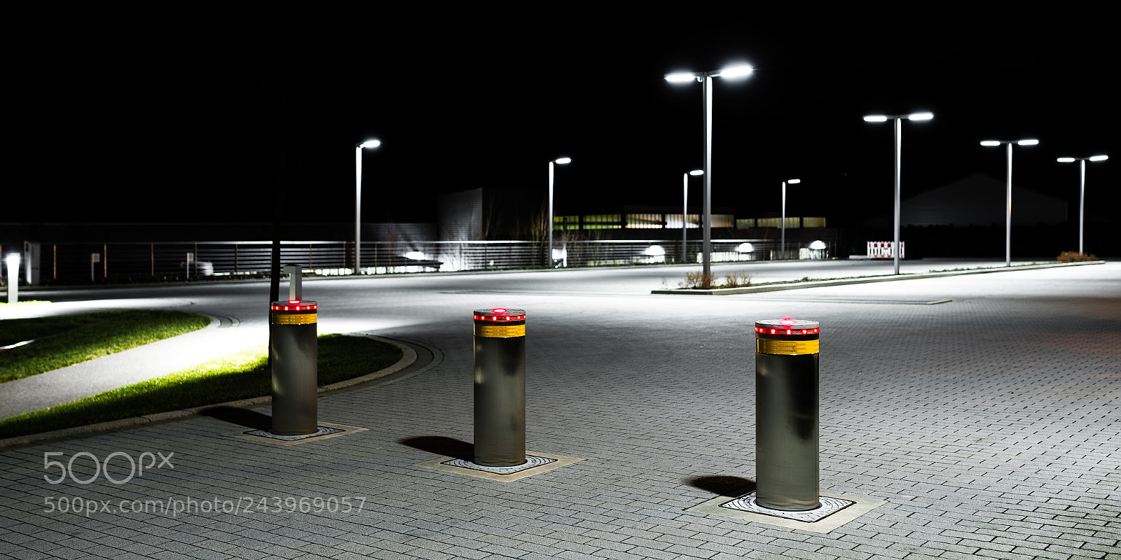 Nikon D810 sample photo. Car park closed photography