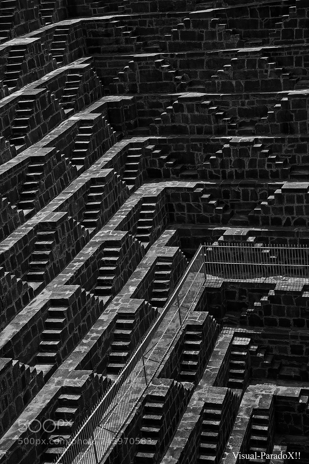 Canon EOS 500D (EOS Rebel T1i / EOS Kiss X3) sample photo. Chand bawdi ( stepwell ) photography