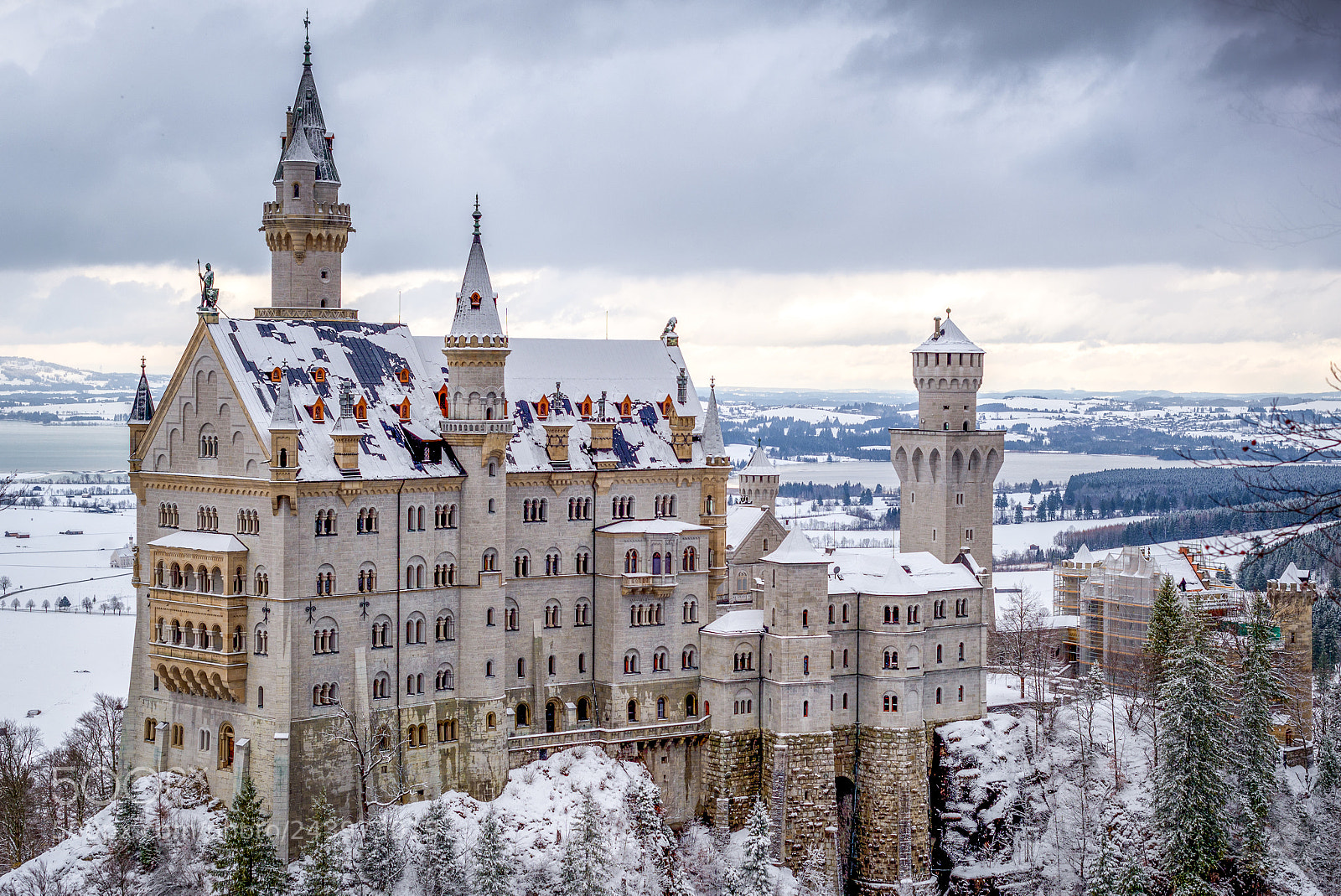 Nikon D610 sample photo. Neuschwanstein castle photography