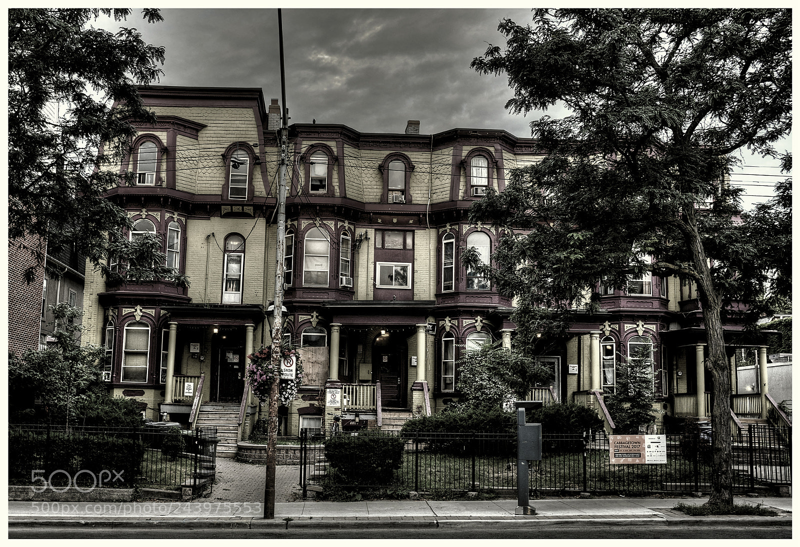 Fujifilm X100S sample photo. The old victorian apartments photography