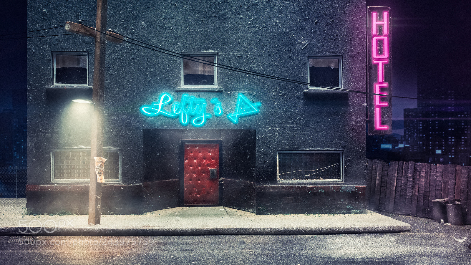 Nikon D610 sample photo. Lefty's bar photography