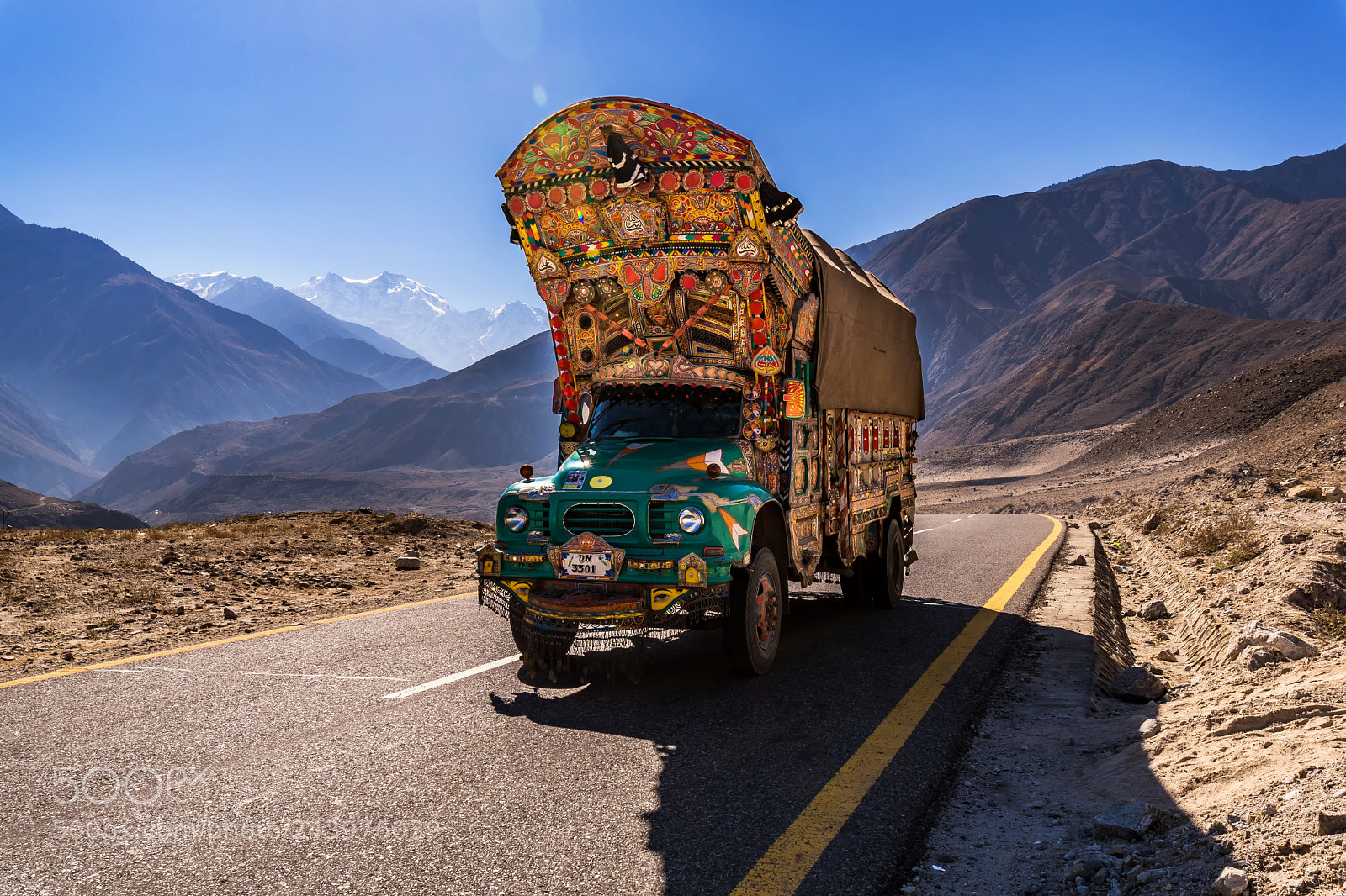 Nikon D750 sample photo. Pakistani truck art kkh photography