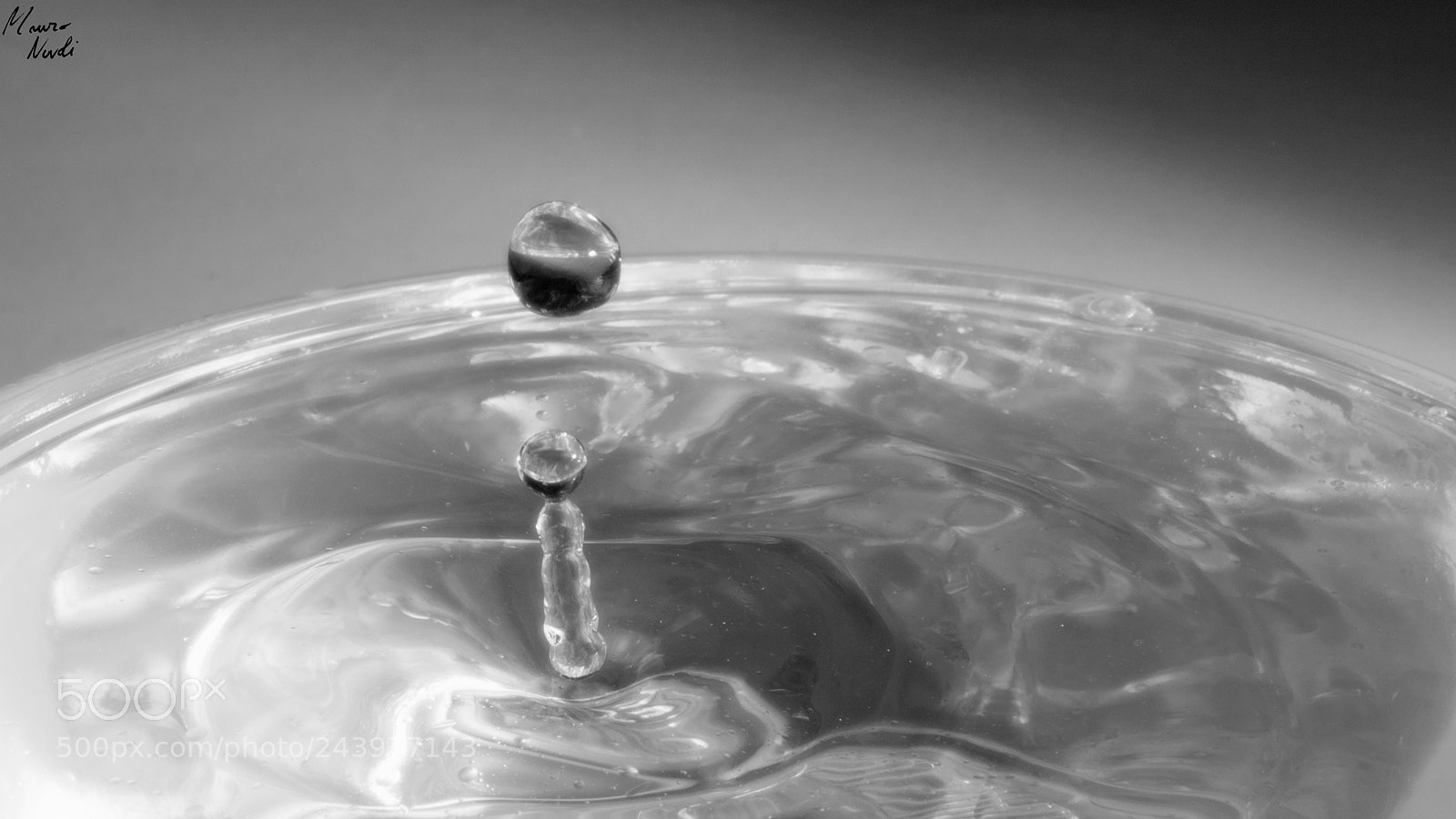 Nikon D3100 sample photo. Drops photography