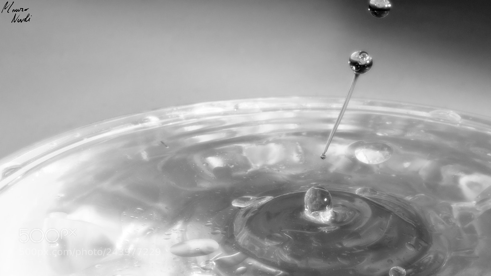 Nikon D3100 sample photo. Drops photography