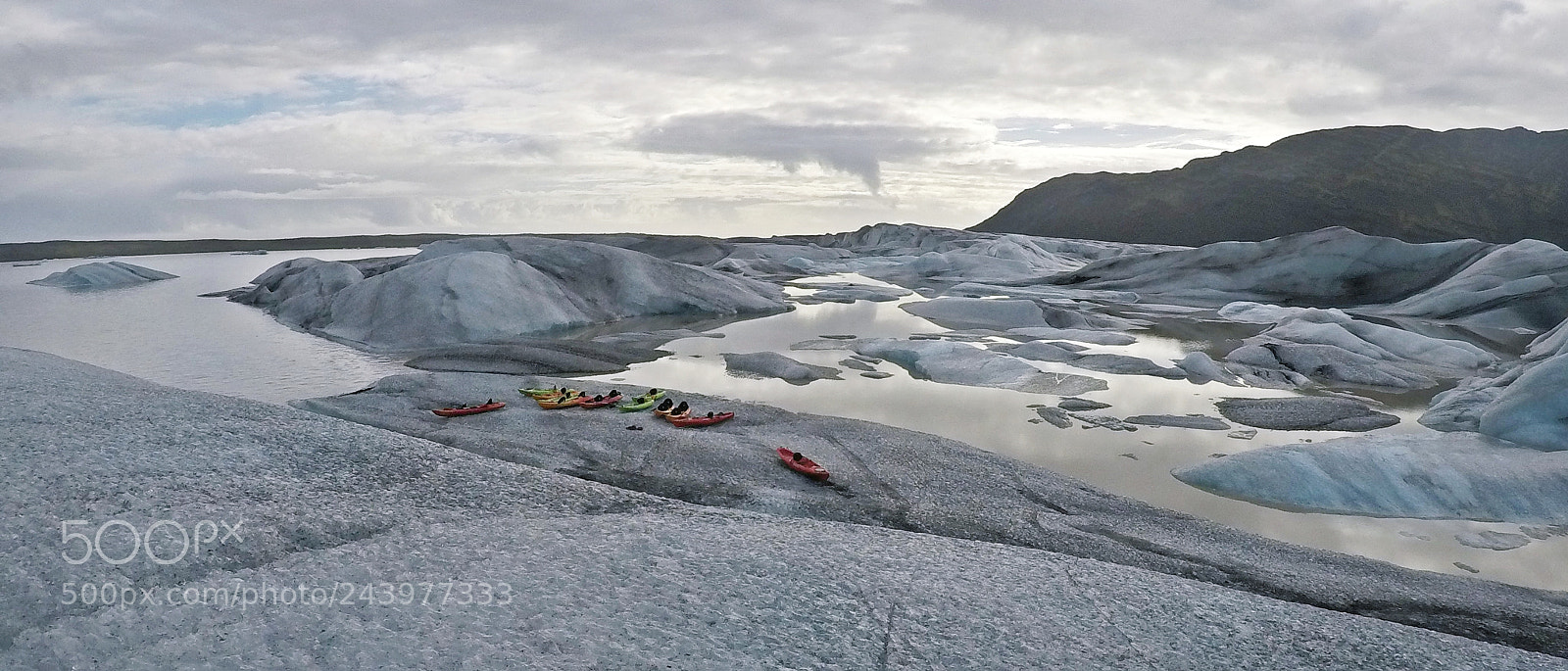 GoPro Hero5 Black sample photo. Glacier kayaking photography