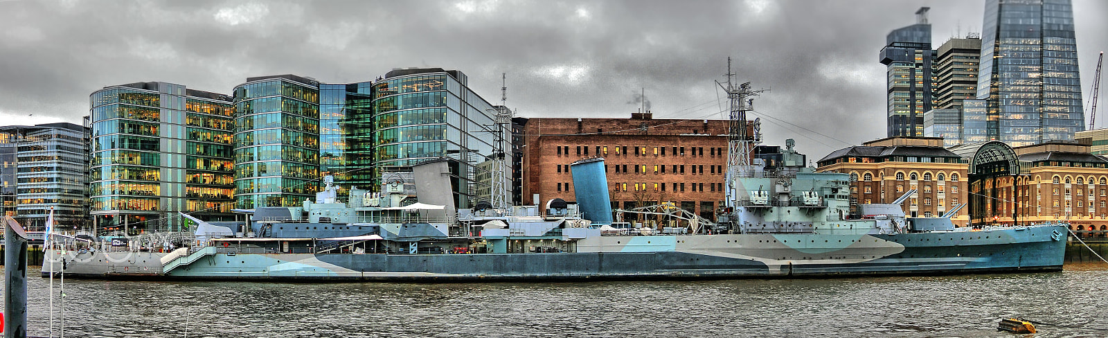 CASIO EX-100 sample photo. Hms belfast photography