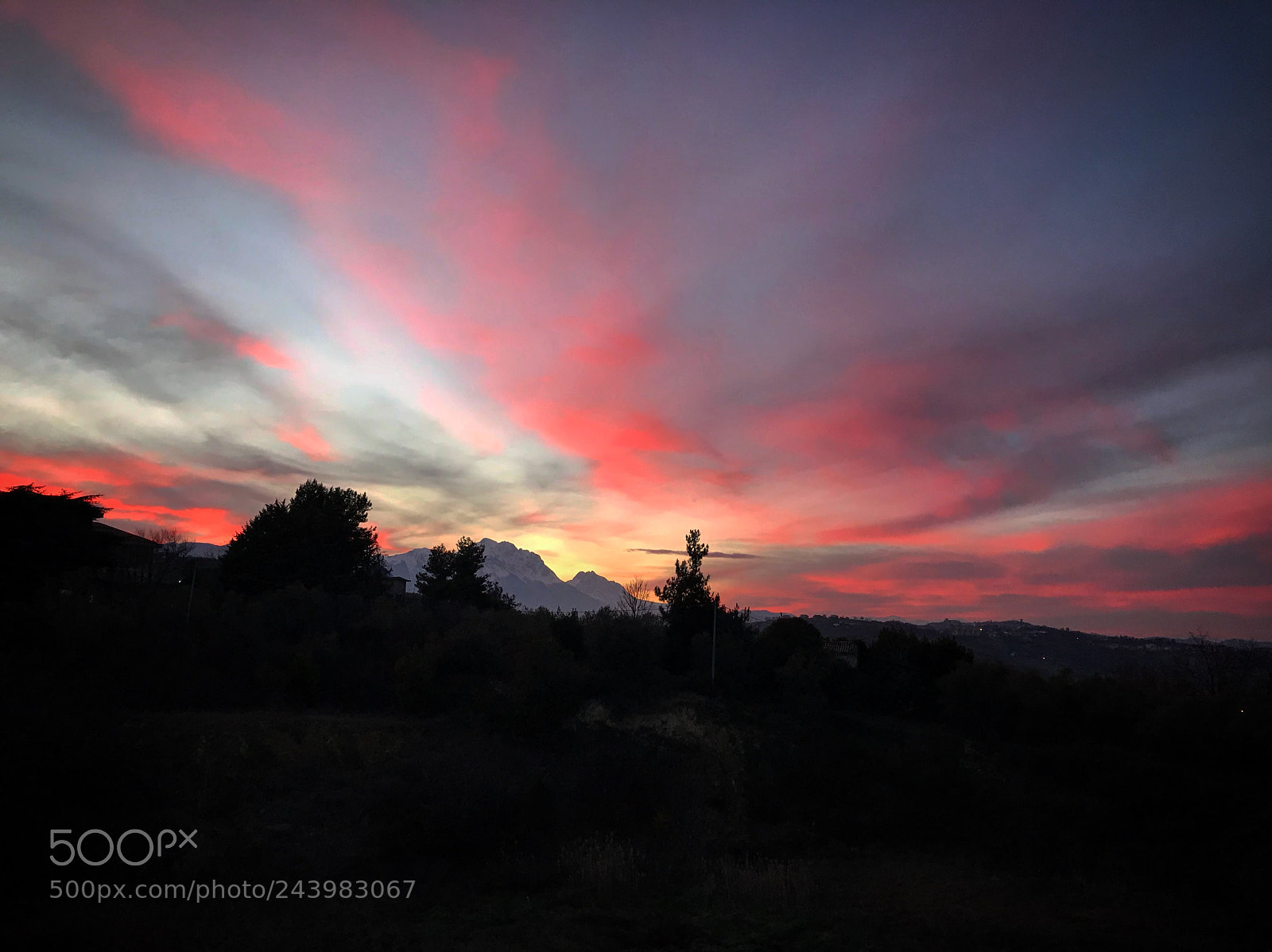 Apple iPhone 7 sample photo. Tramonto 22/01/2018 photography