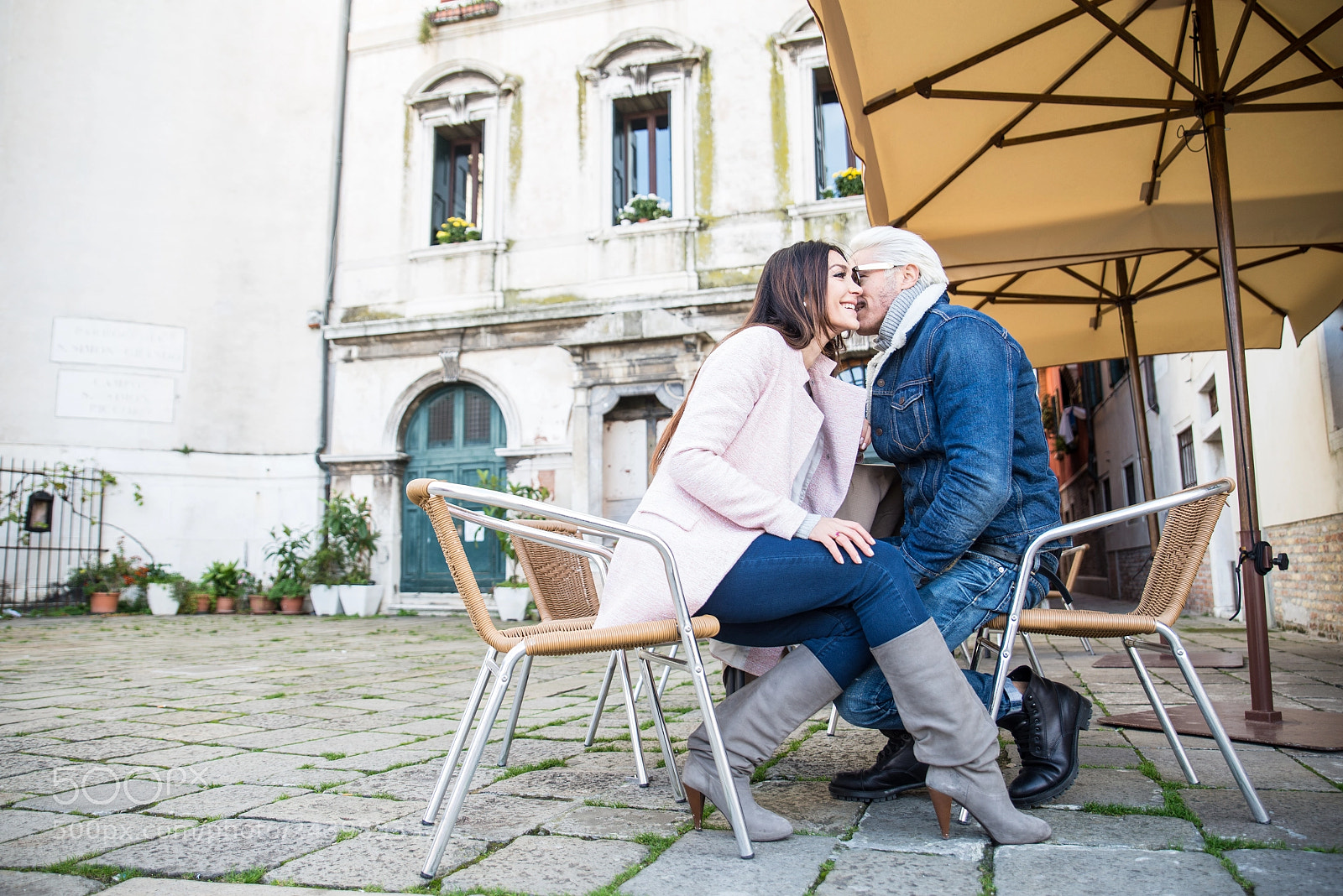 Nikon D610 sample photo. Couple in venice photography