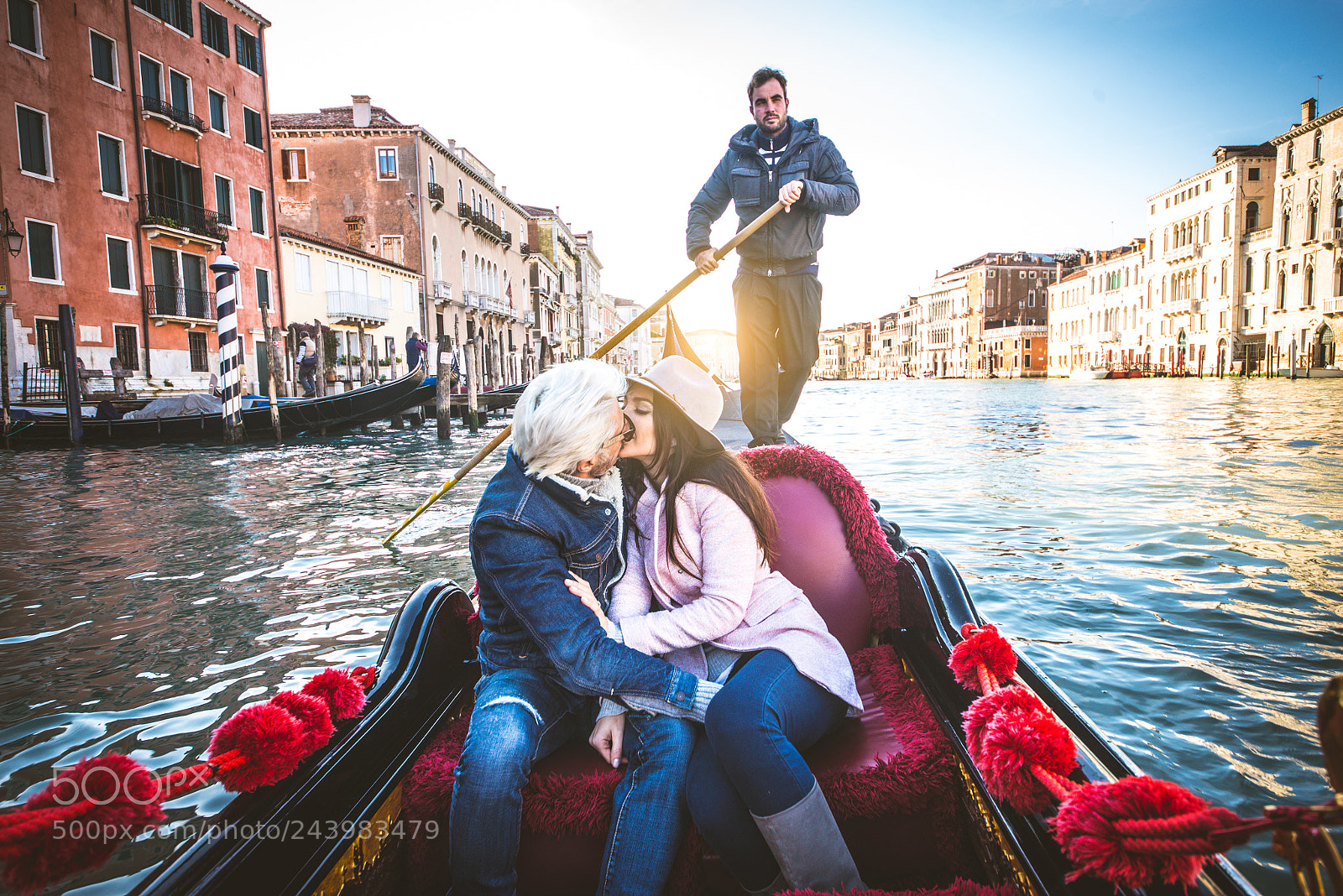 Nikon D610 sample photo. Couple sailing on venetian photography