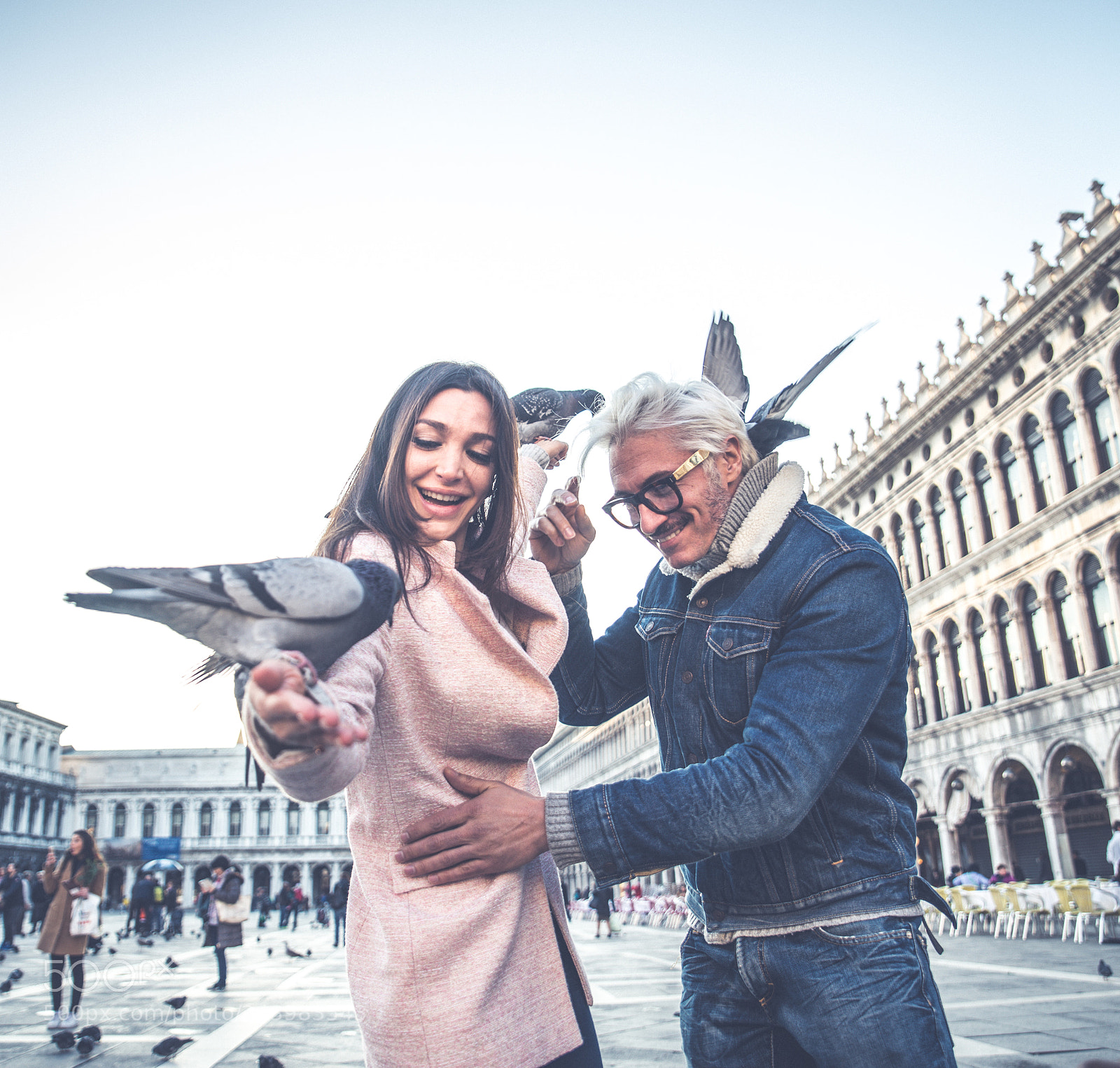 Nikon D610 sample photo. Couple visiting saint mark photography