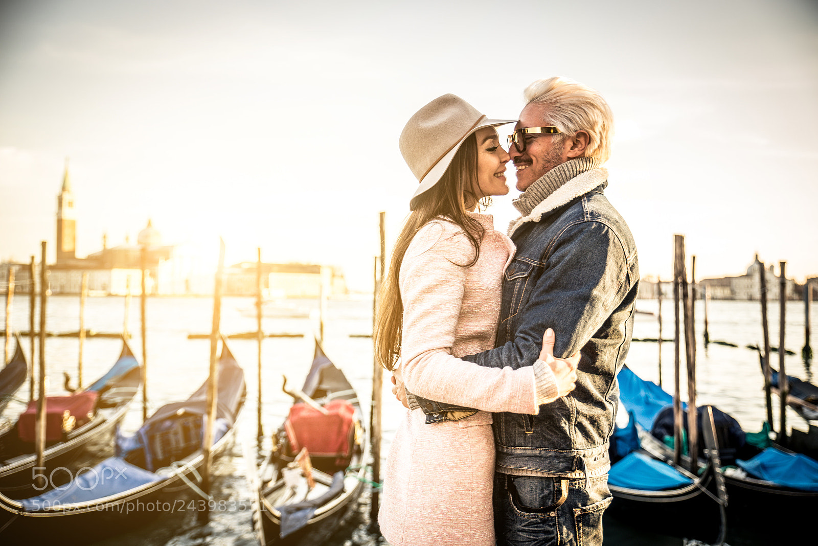 Nikon D610 sample photo. Couple in venice photography