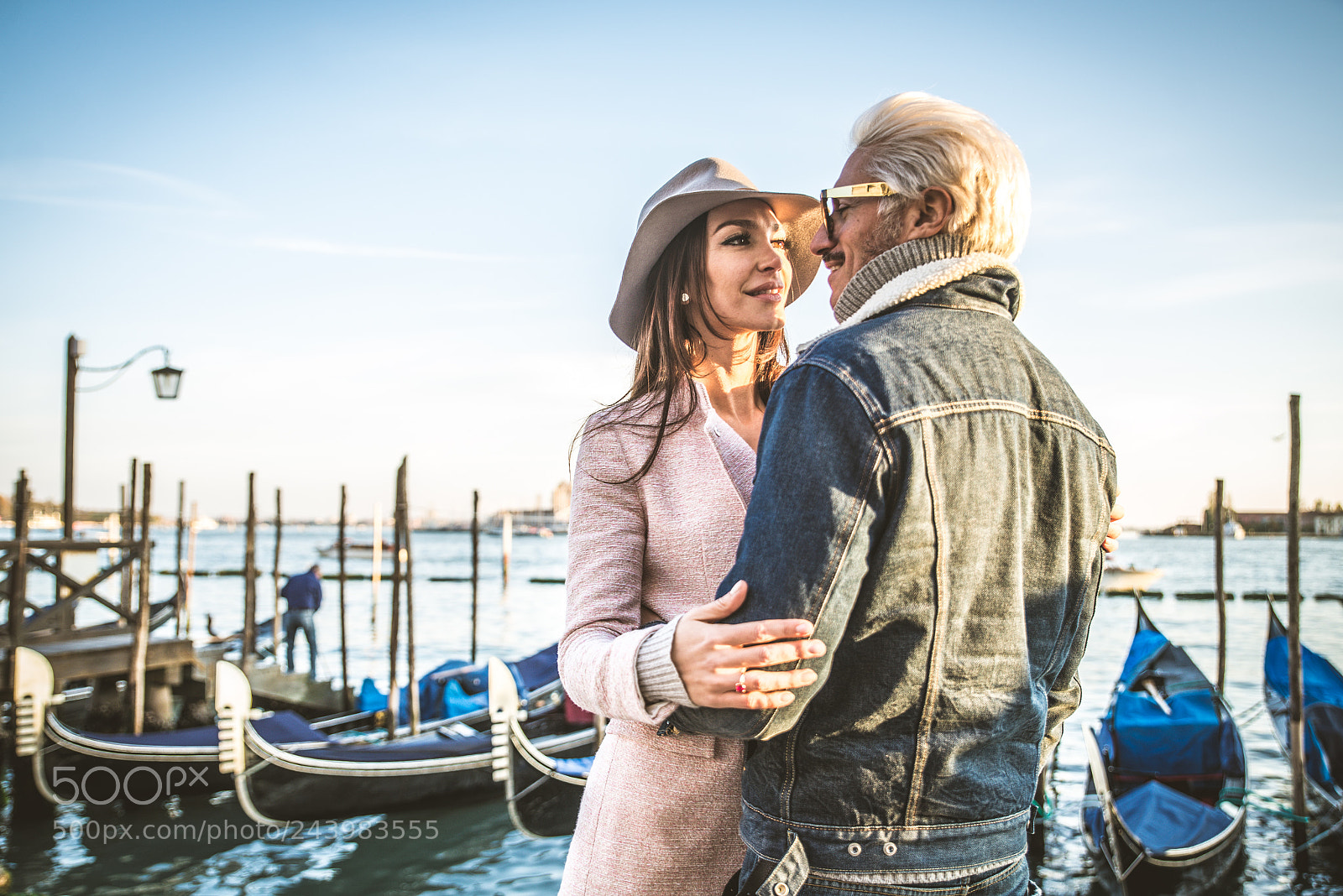 Nikon D610 sample photo. Couple in venice photography
