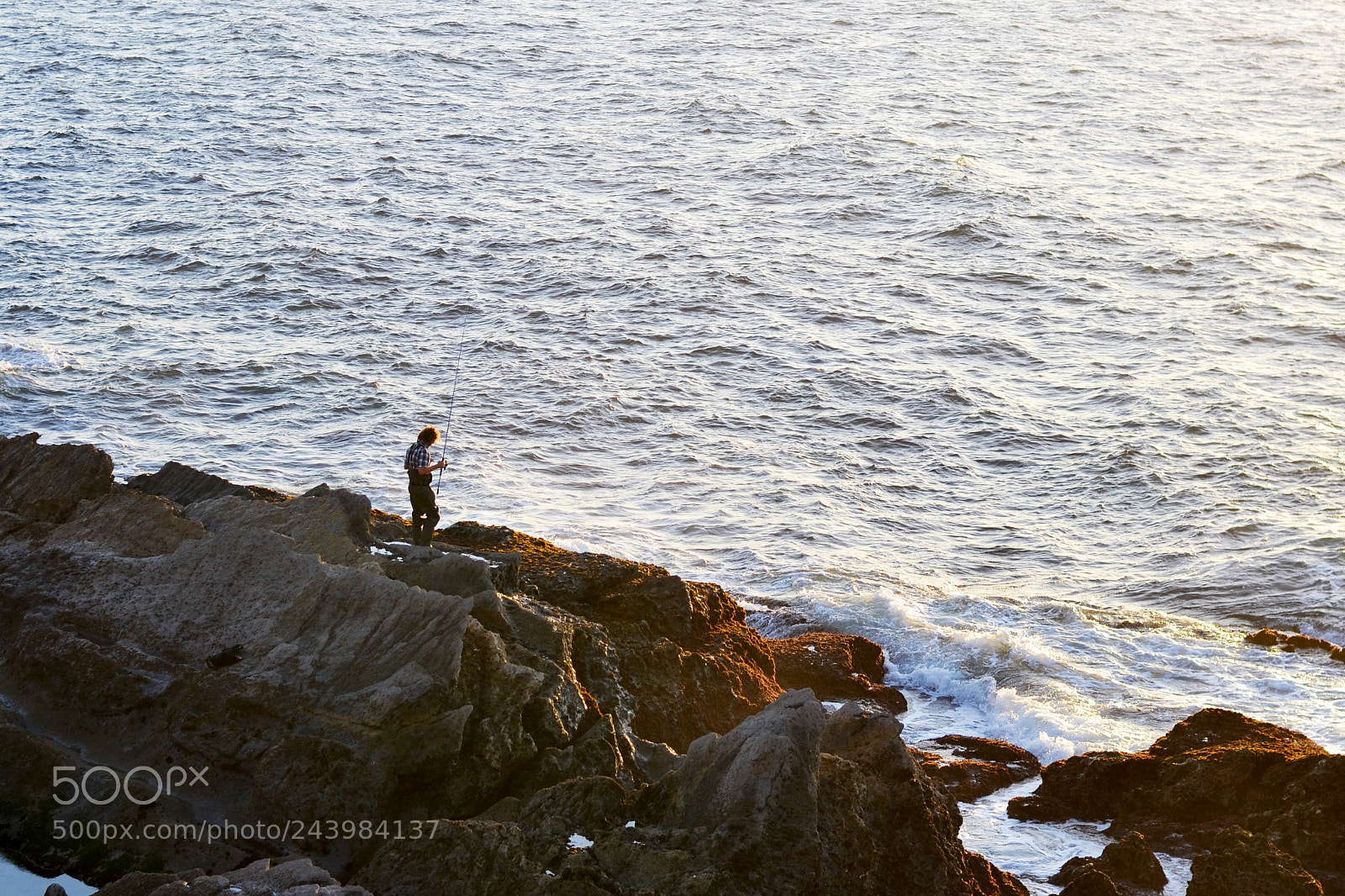 Nikon D3100 sample photo. Fishing in the ocean photography