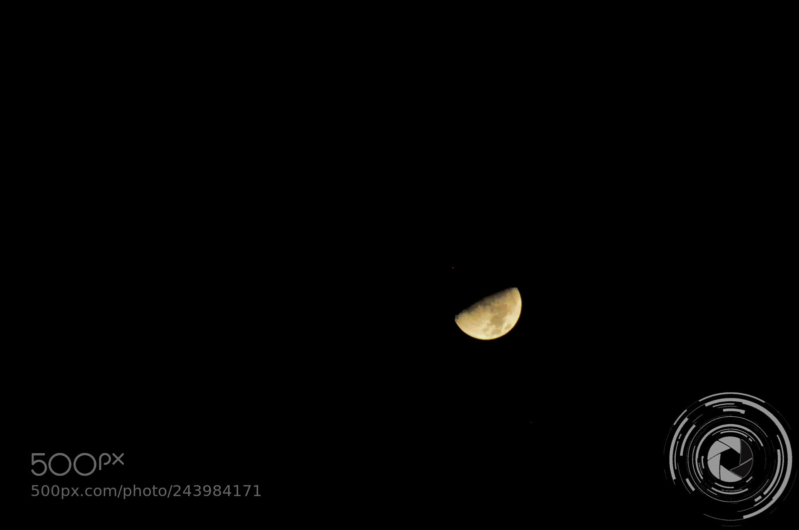 Nikon D90 sample photo. Moon photography