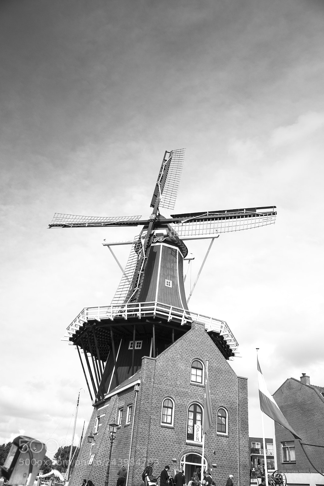 Fujifilm X70 sample photo. Windmuehle_haarlem photography