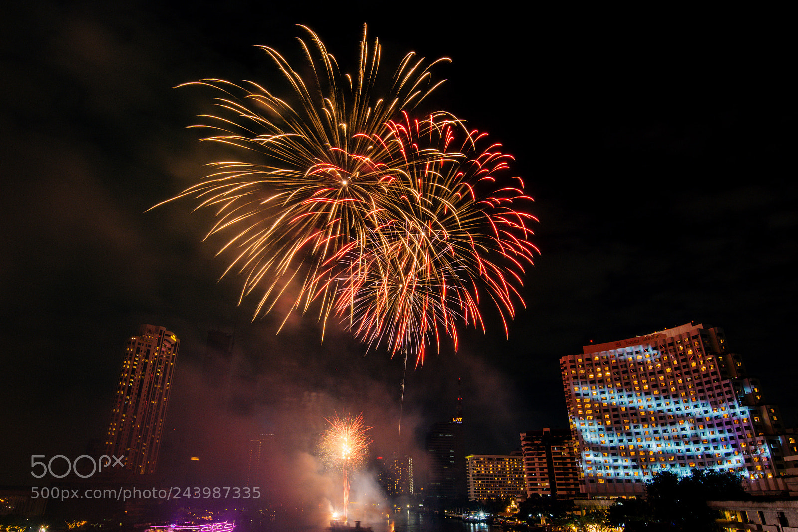 Nikon D7200 sample photo. Firework show photography