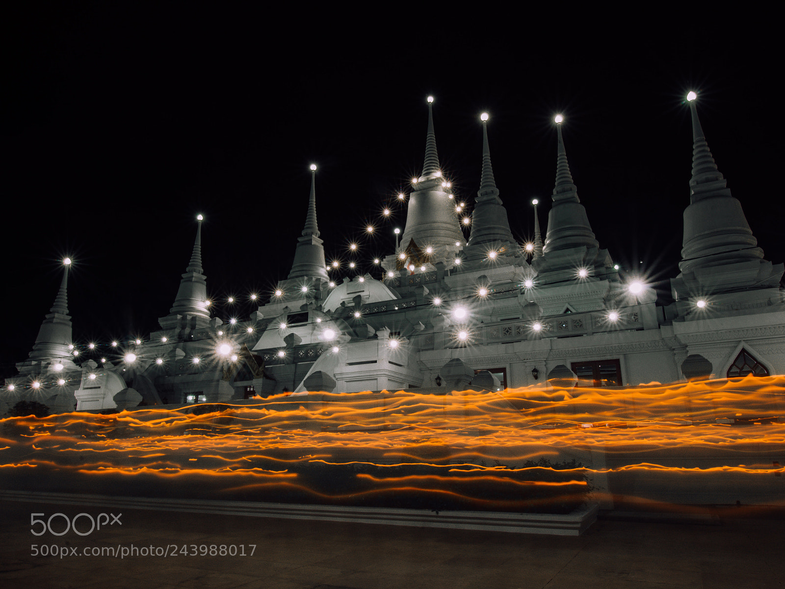 Nikon D7200 sample photo. Candle trail photography