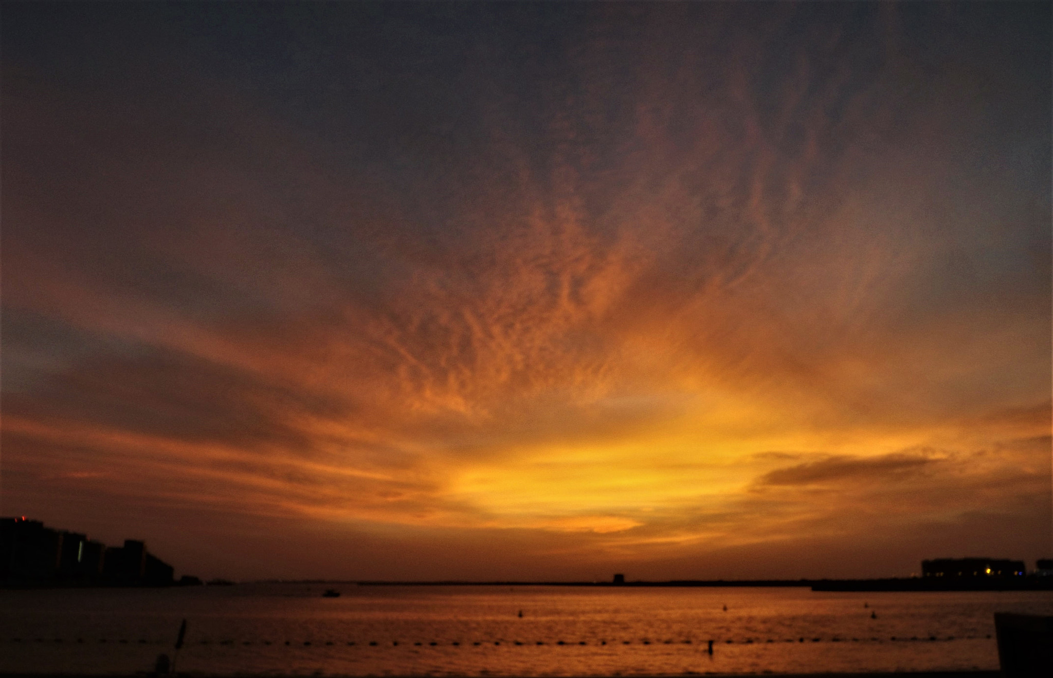 Fujifilm FinePix SL300 sample photo. Turner-esque sunset photography