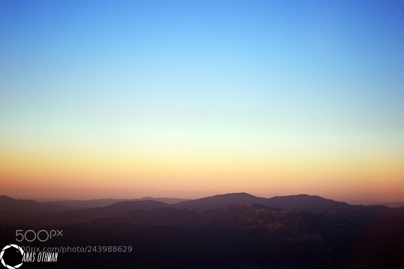 Nikon D3200 sample photo. Mountain silhouette photography
