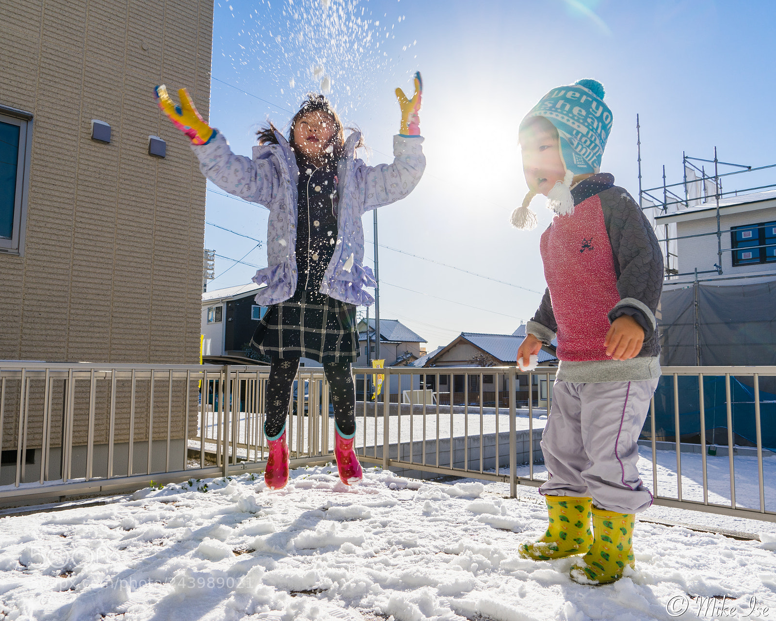 Sony a7 sample photo. Snowy morning photography