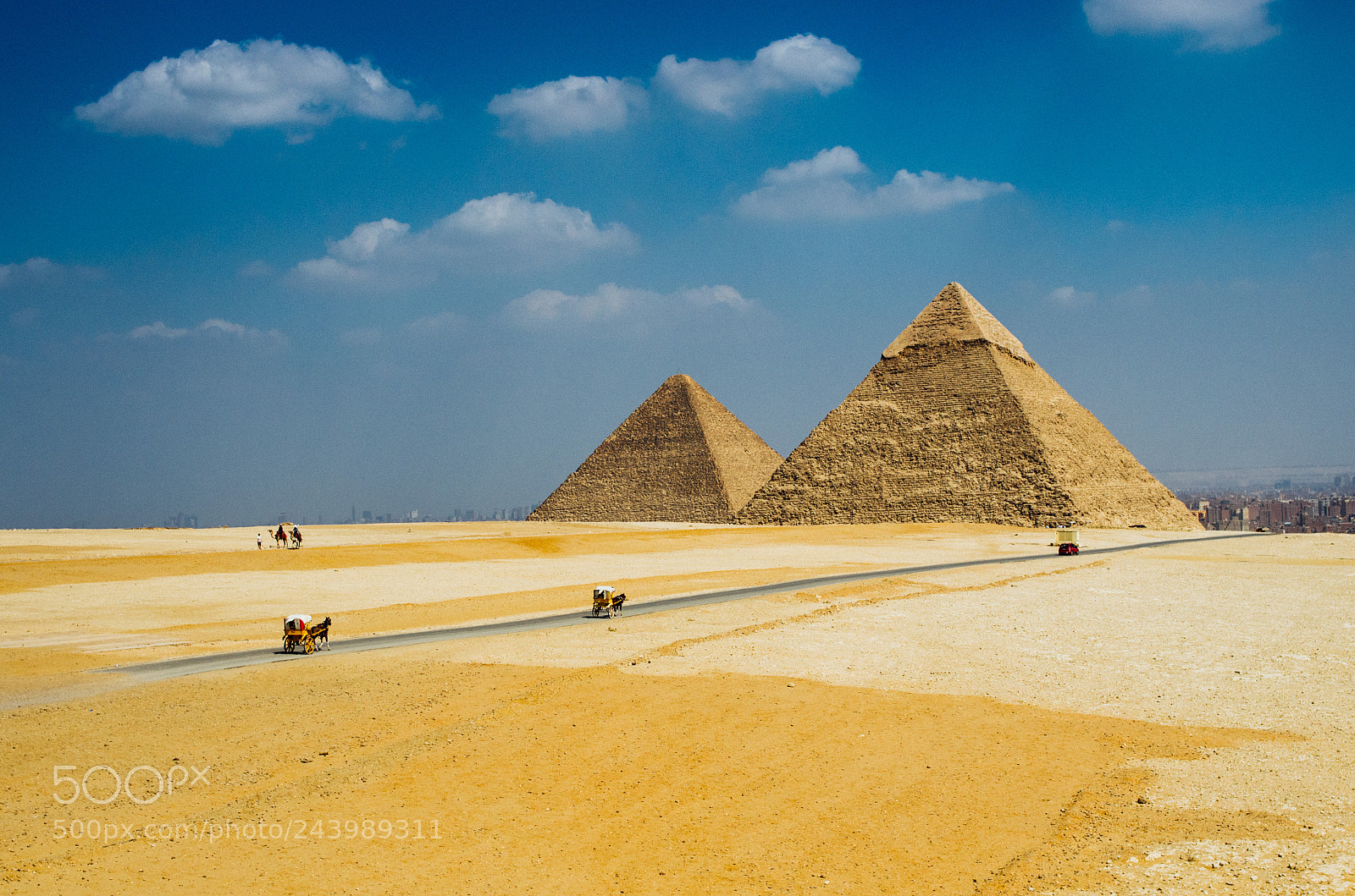Pentax K-5 sample photo. The giza pyramids photography