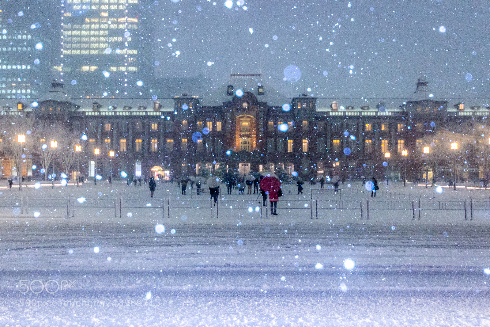 Canon EOS 100D (EOS Rebel SL1 / EOS Kiss X7) sample photo. Tokyo station covered with photography