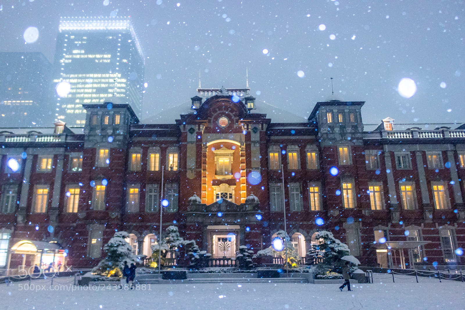 Canon EOS 100D (EOS Rebel SL1 / EOS Kiss X7) sample photo. Tokyo station covered with photography