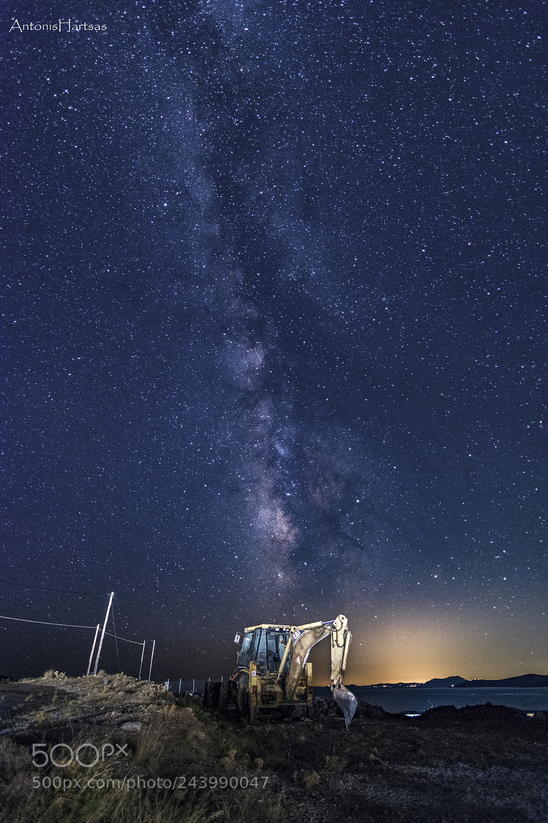 Nikon D3400 sample photo. Skyros milkyway photography