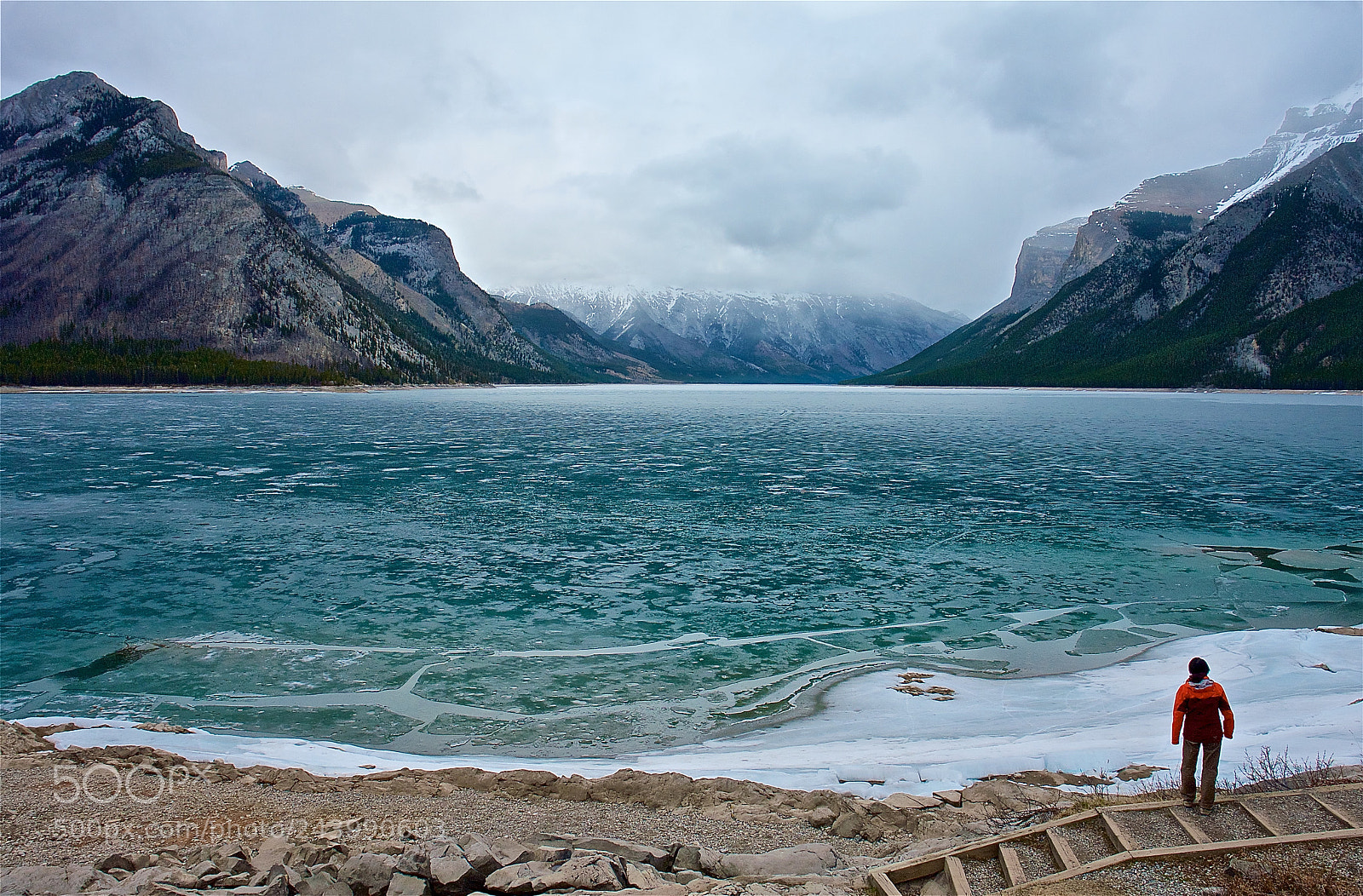 Sony DSC-R1 sample photo. Lake minnewanka photography