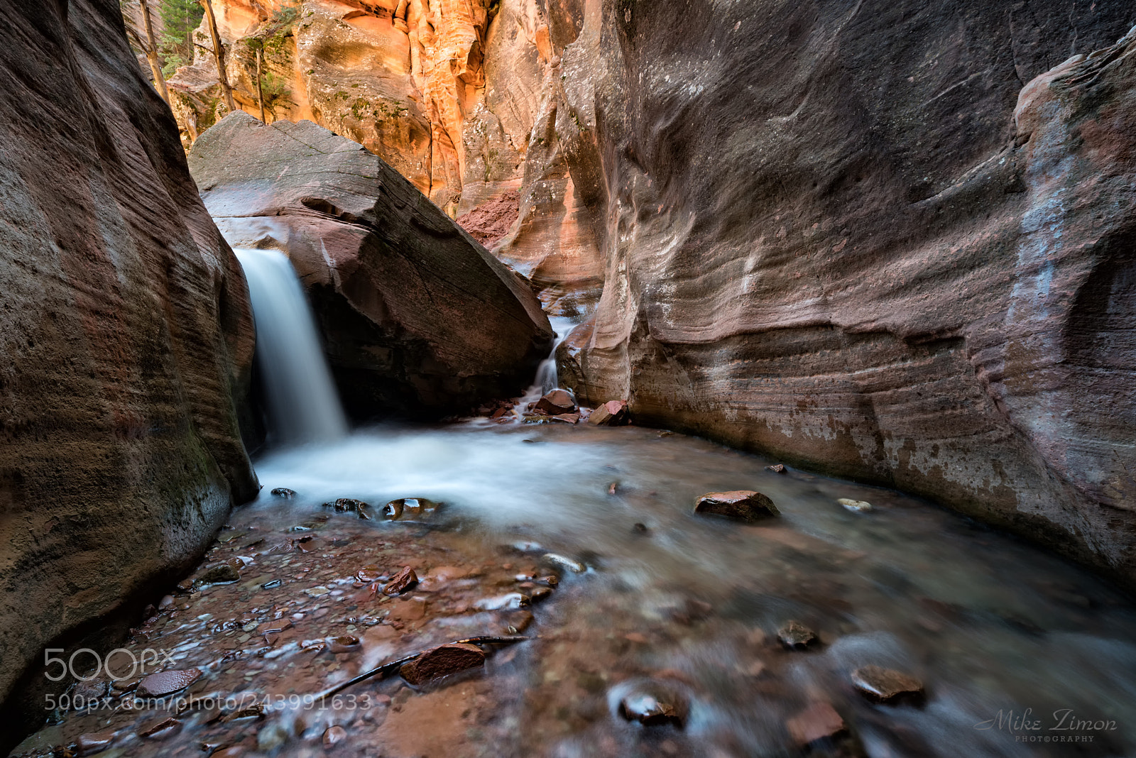 Pentax K-1 sample photo. Upper kanarra falls photography