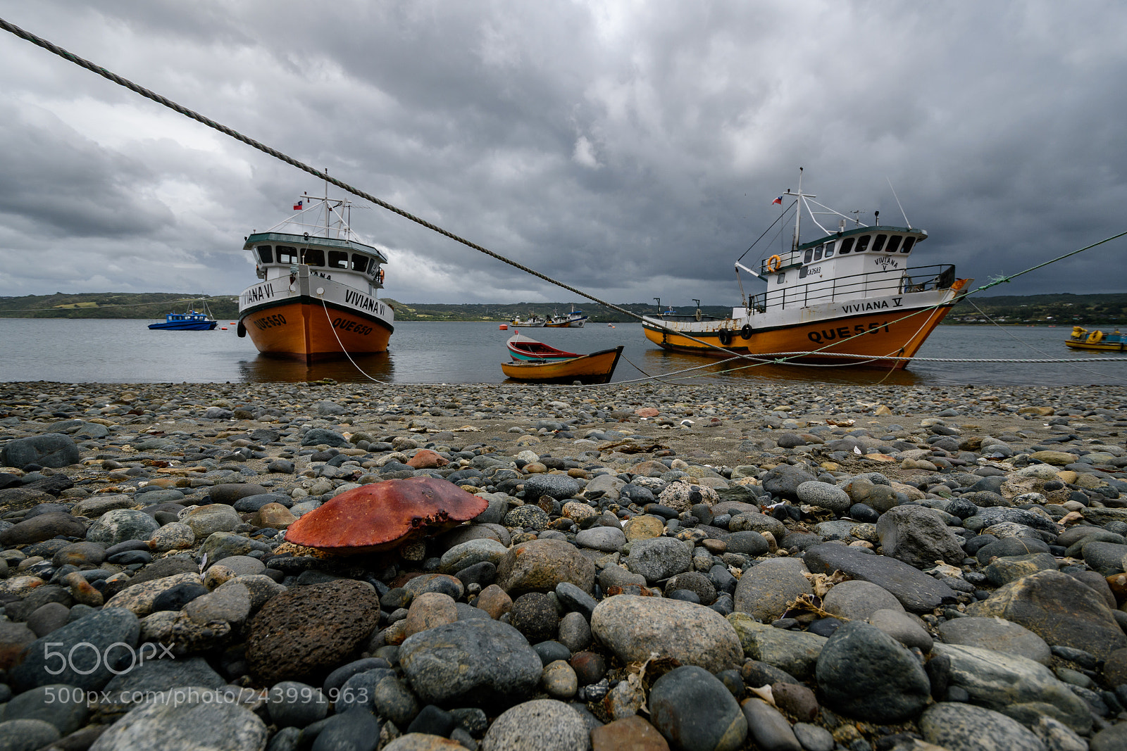 Nikon D7500 sample photo. Harbour in quemchi photography