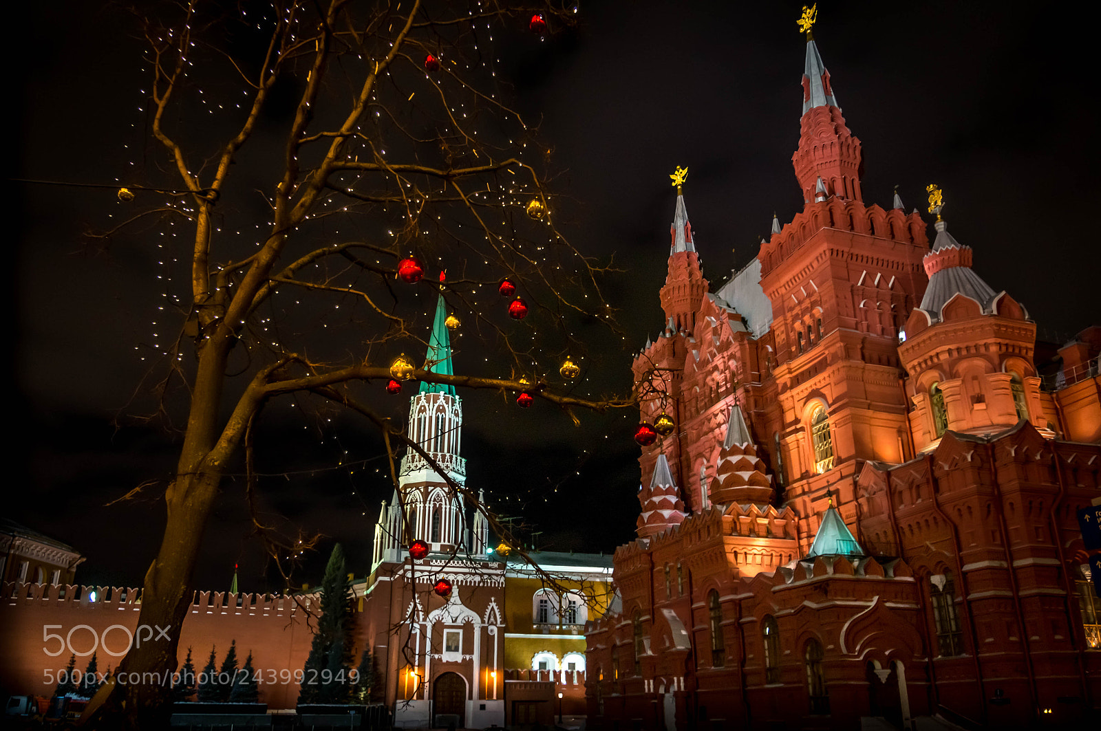 Sony Alpha NEX-5R sample photo. Красная  площадь в Новый год photography
