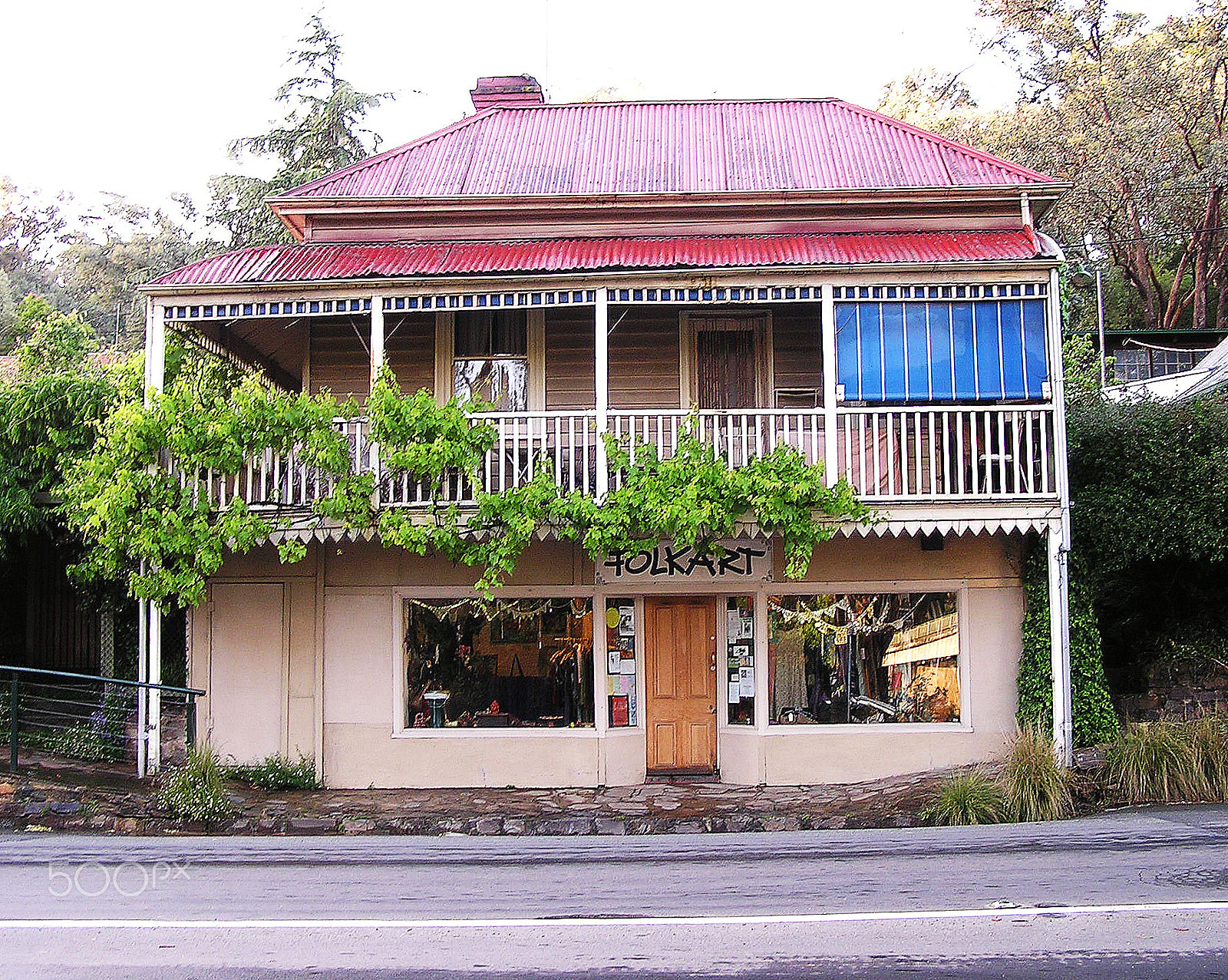Olympus C740UZ sample photo. Old shop warrandyte victoria australia photography