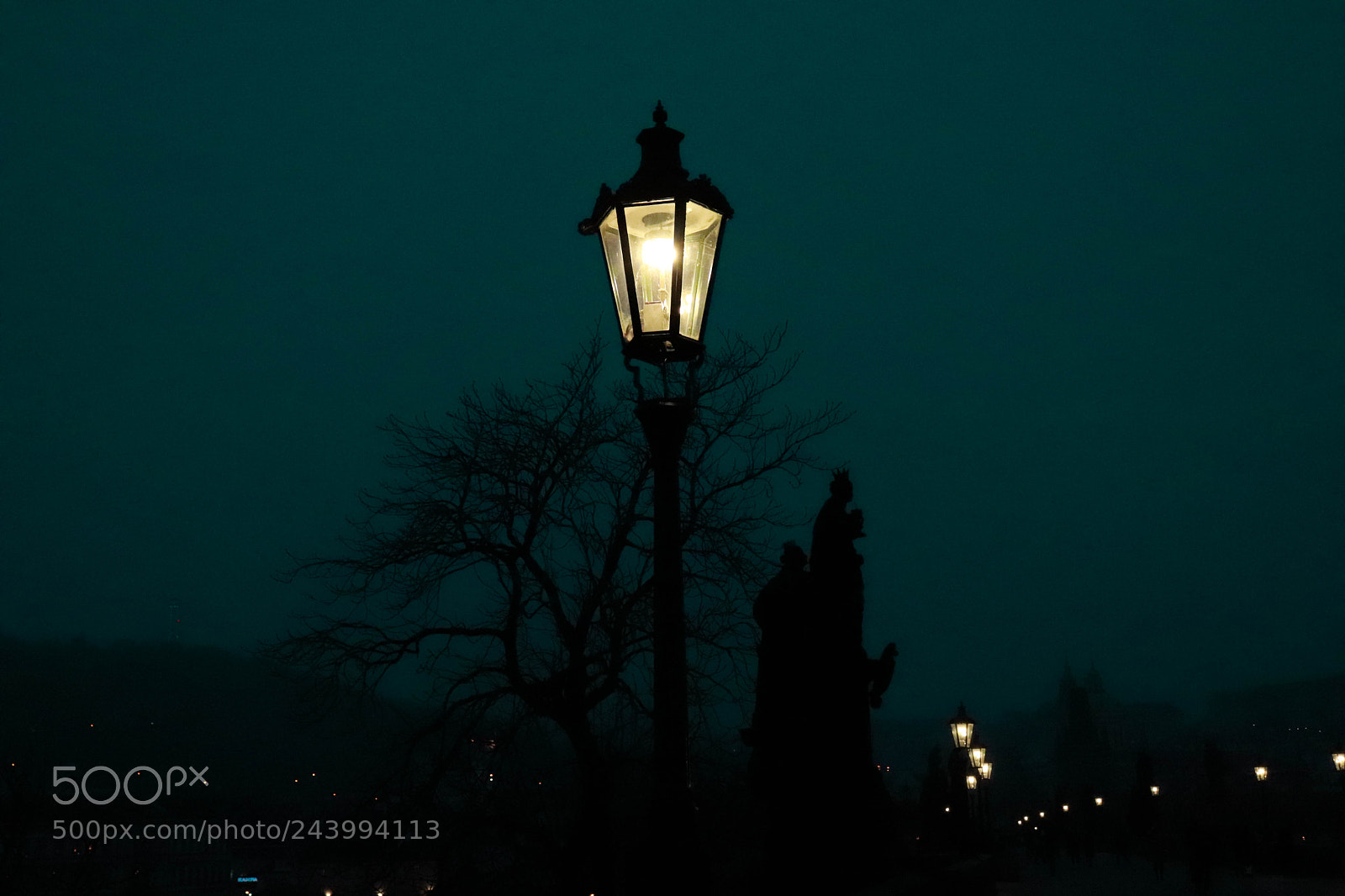 Canon EOS 200D (EOS Rebel SL2 / EOS Kiss X9) sample photo. Charles bridge light lamp photography