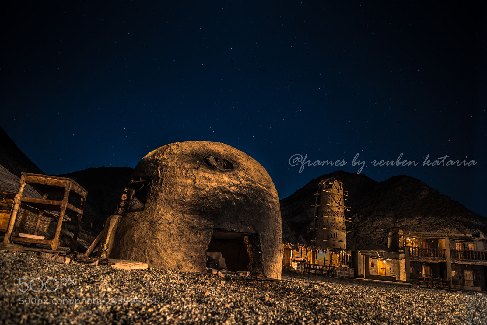 Nikon D810 sample photo. Egyptian village nightscape photography