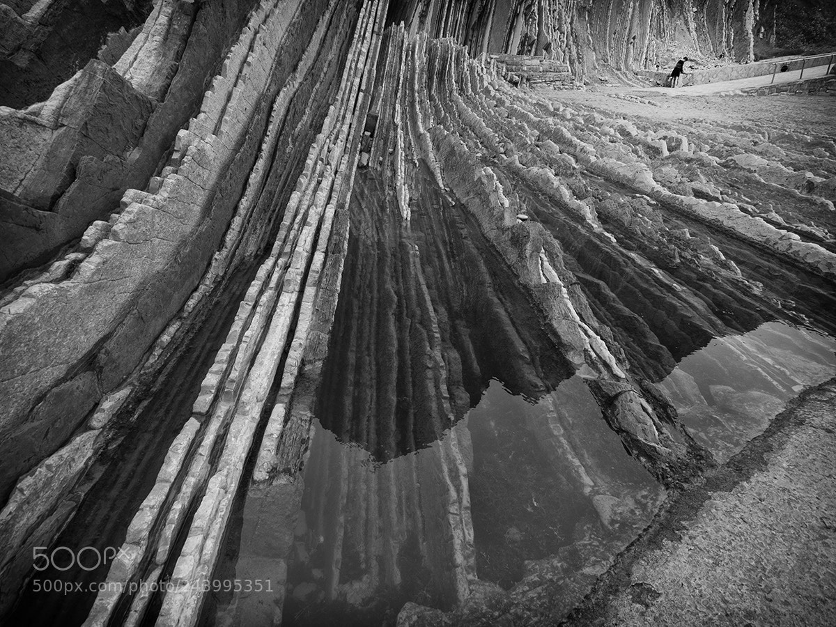 Olympus OM-D E-M5 sample photo. Flysch formation in zumaia photography