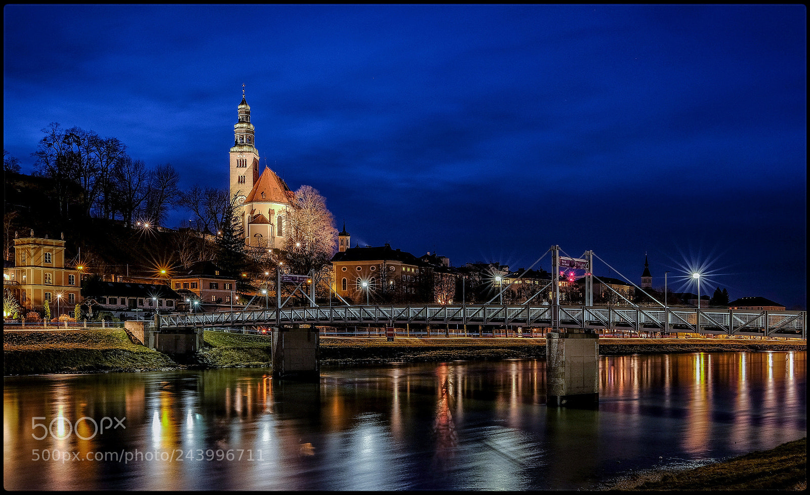 Fujifilm X-T1 sample photo. Salzburg night shot photography