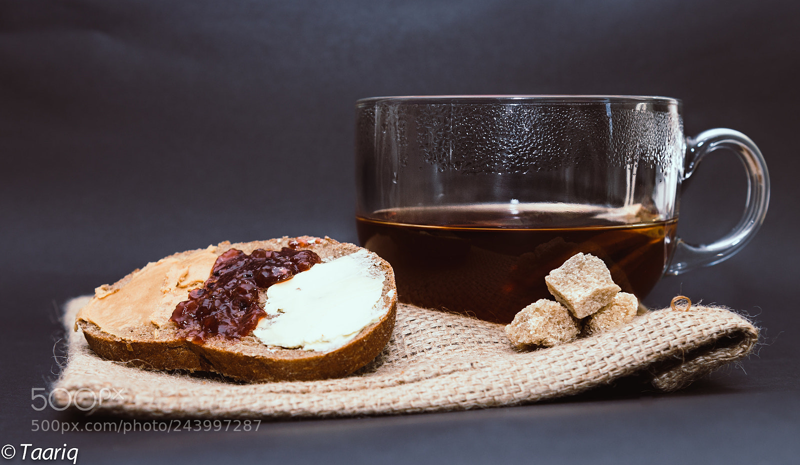 Nikon D610 sample photo. Tea and bread photography