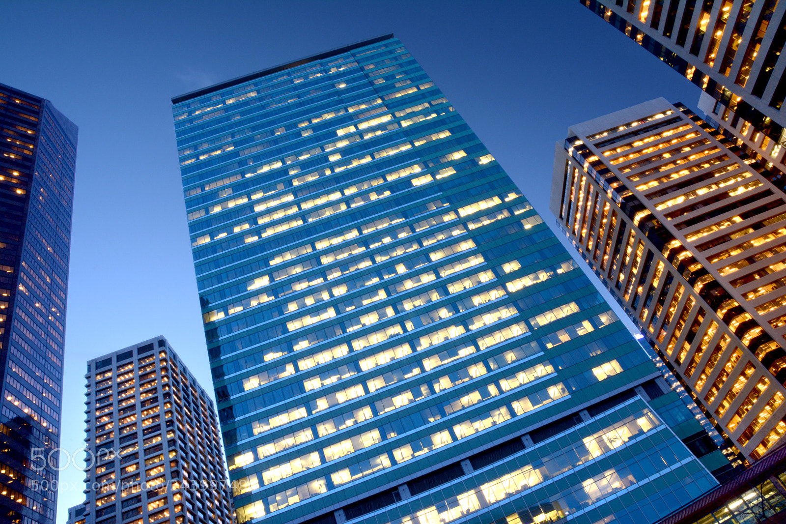 Nikon D7100 sample photo. Panorama of blue hour photography